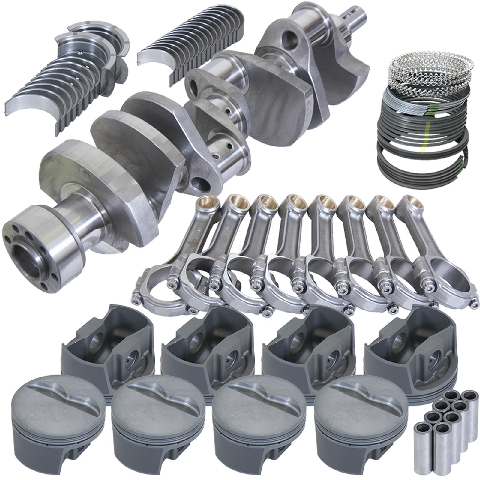 Eagle Chevy LT1350 1Pc 3.750in Crank 5.700in I-Beam Rods -5cc 4.060in Pistons Rotating Assembly