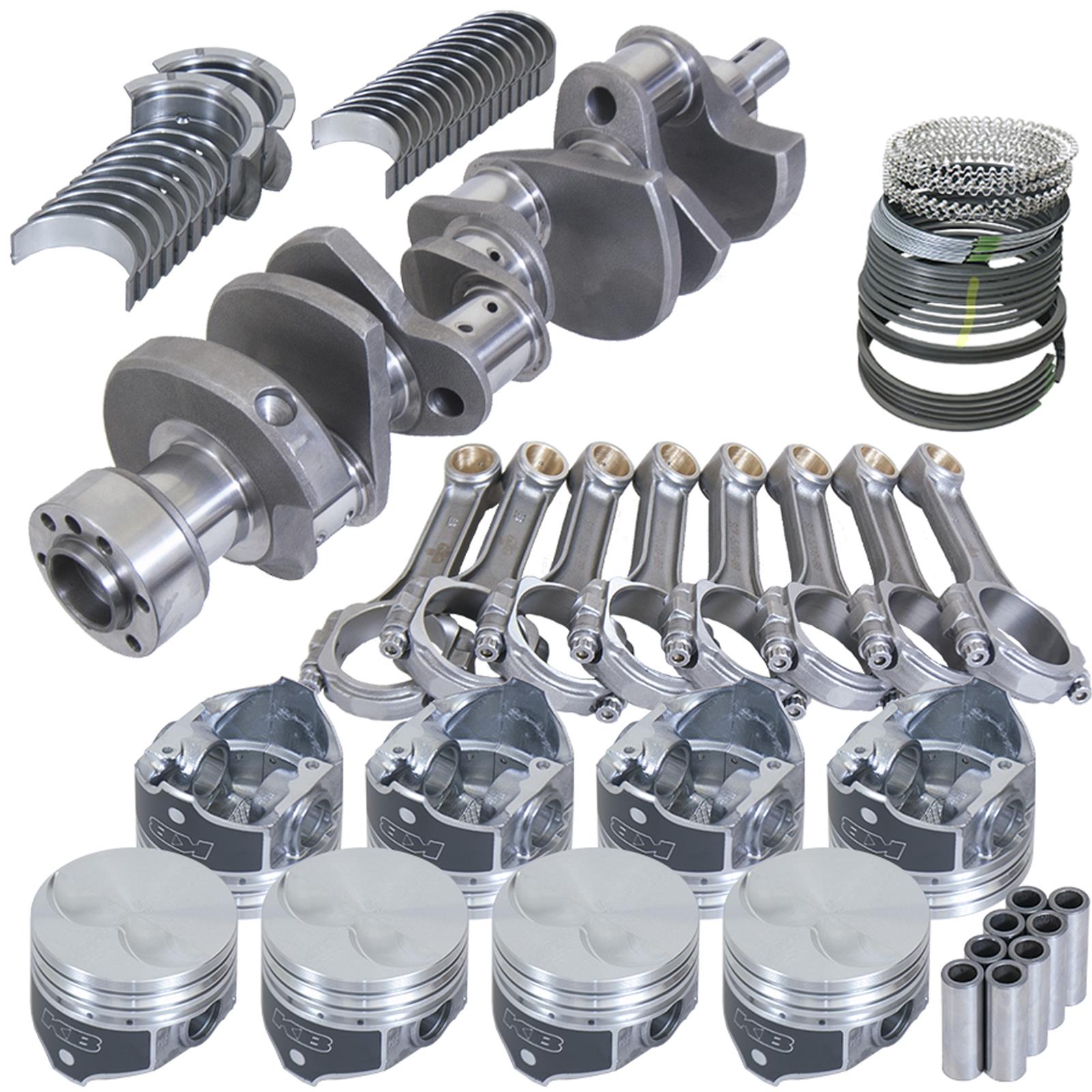 Eagle Chevy 305 1Pc 3.480in Crank 5.700in I-Beam Rod -5cc Flat Top 3.796in Pistons Rotating Assembly