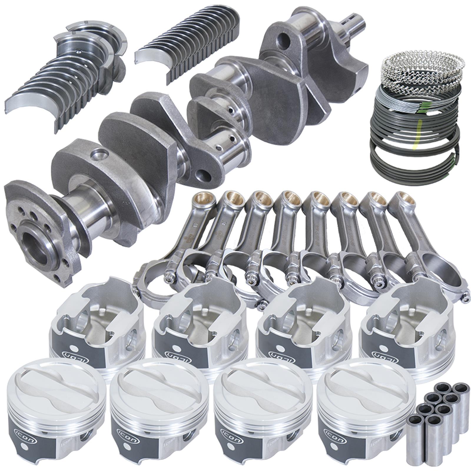Eagle Chevy 350 3.750in Crank 5.700in I-Beam Rods -18cc 4.040in Pistons Rotating Assembly