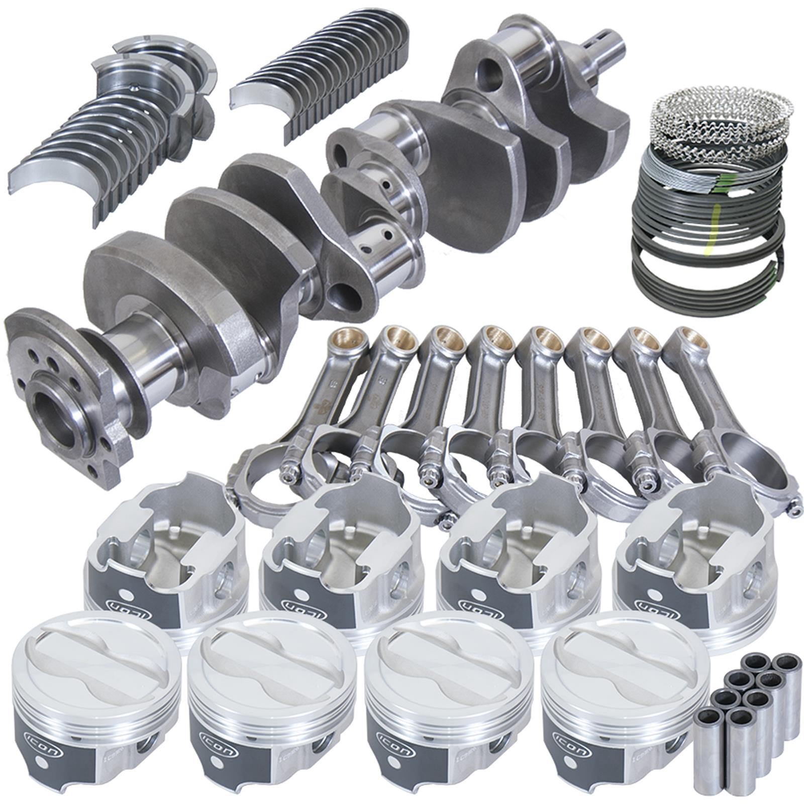 Eagle Chevy 350 3.750in Crank 5.700in I-Beam Rods -18cc 4.000in Pistons Rotating Assembly