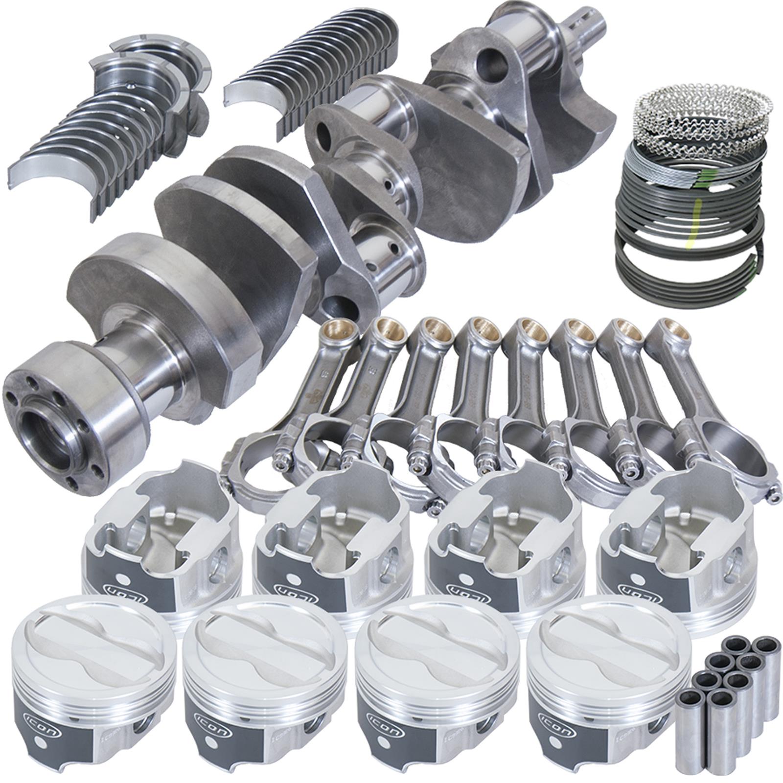 Eagle Chevy LT1350 1Pc 3.750in Crank 5.700in I-Beam Rods -18cc 4.060in Pistons Rotating Assembly