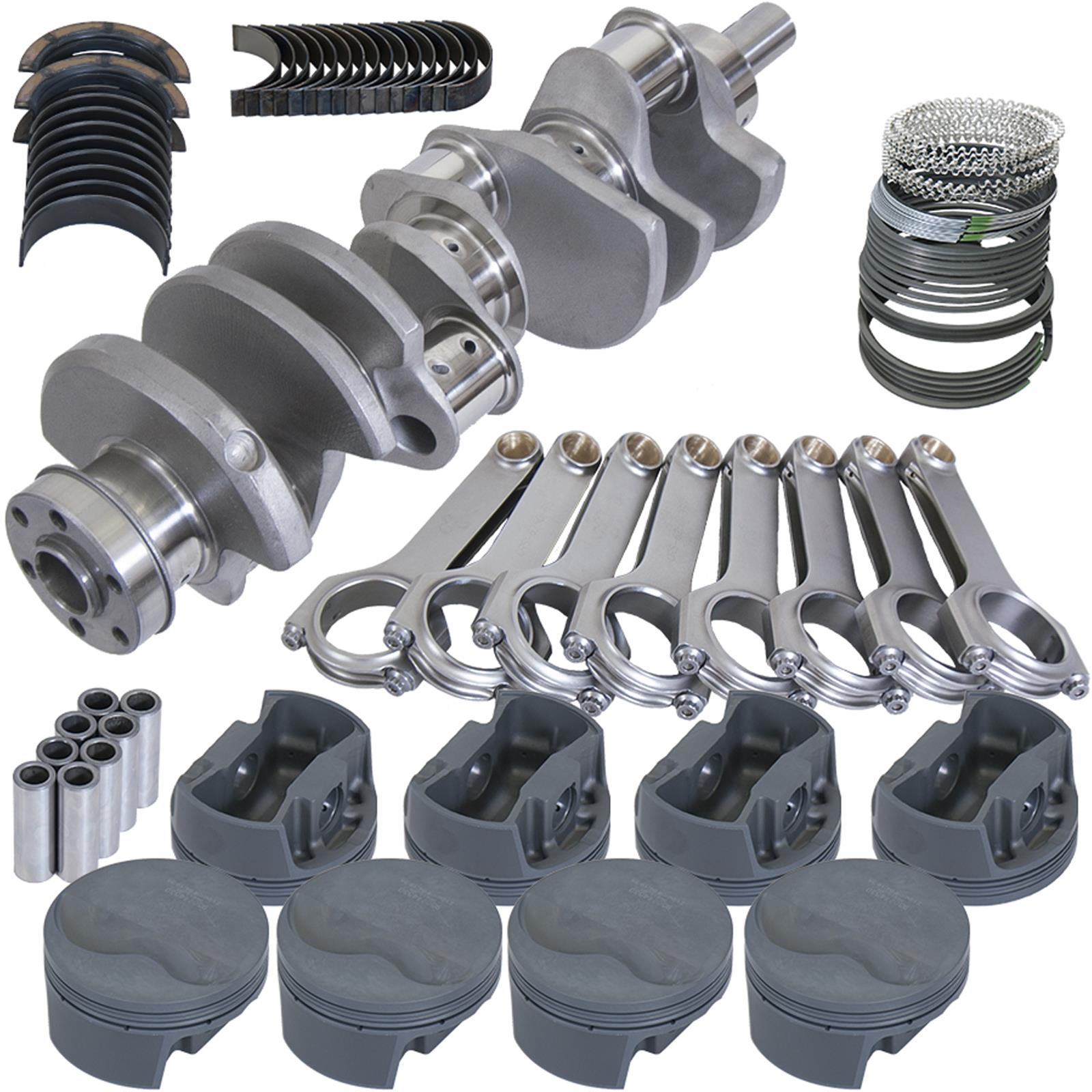 Eagle Ford 351W 4.000in Crank 6.250in H-Beam -6.6cc Flat Top 4.155in Pistons Rotating Assembly