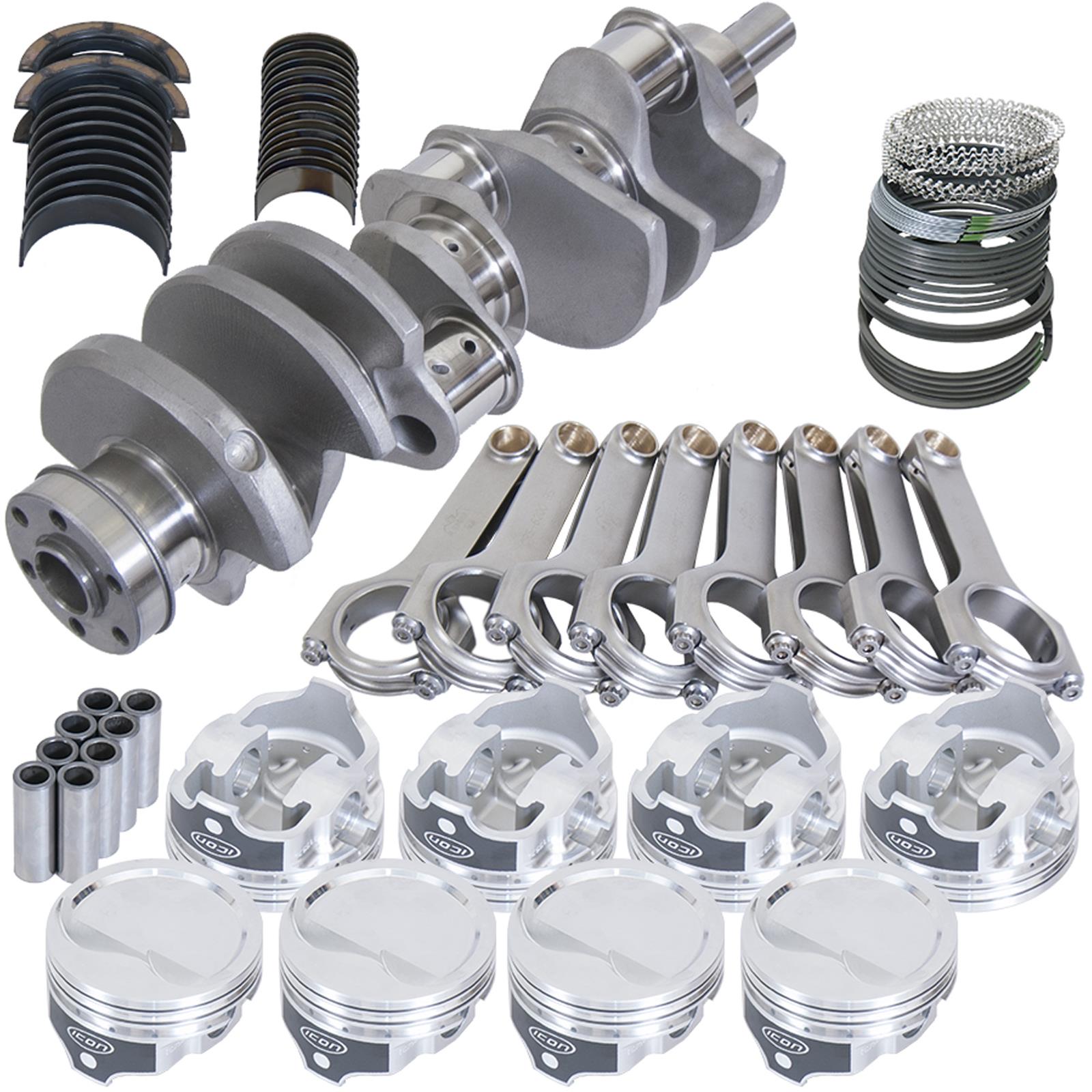 Eagle Ford 351W 4.000in Crank 6.200in H-Beam -15.8cc Inv Dome 4.000in Pistons Rotating Assembly