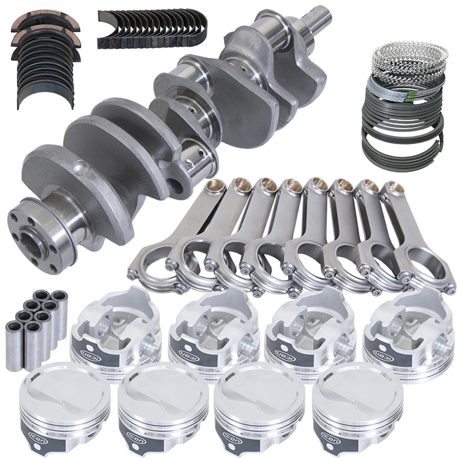 Eagle Ford 351W 4.000in Crank 2.750in Mains 6.200in H-Beam -15.8cc 4.000in Pistons Rotating Assembly