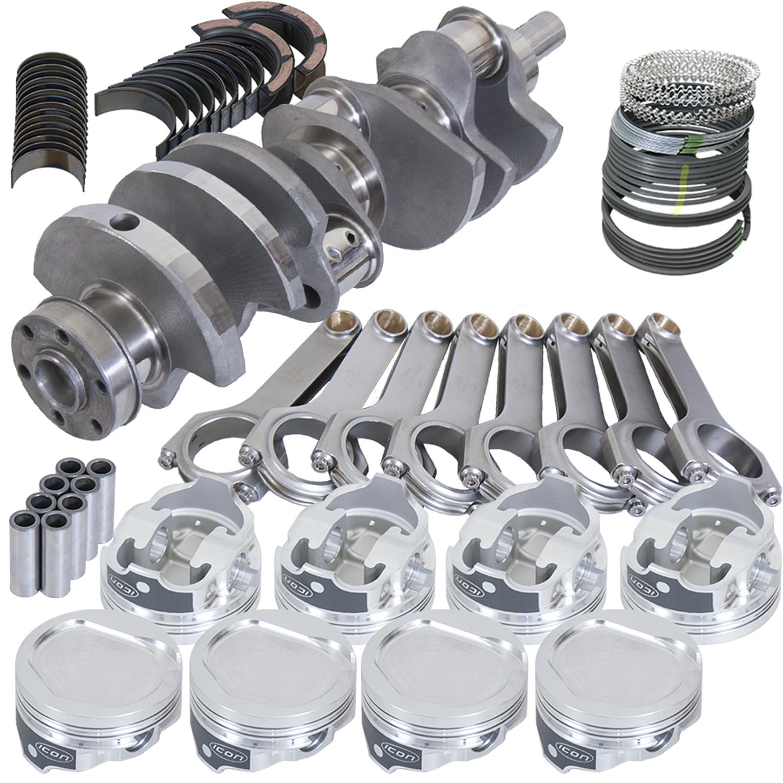 Eagle Ford 351C 3.850in Crank 6.000in H-Beam -20cc Step Dish 4.030in Pistons Rotating Assembly