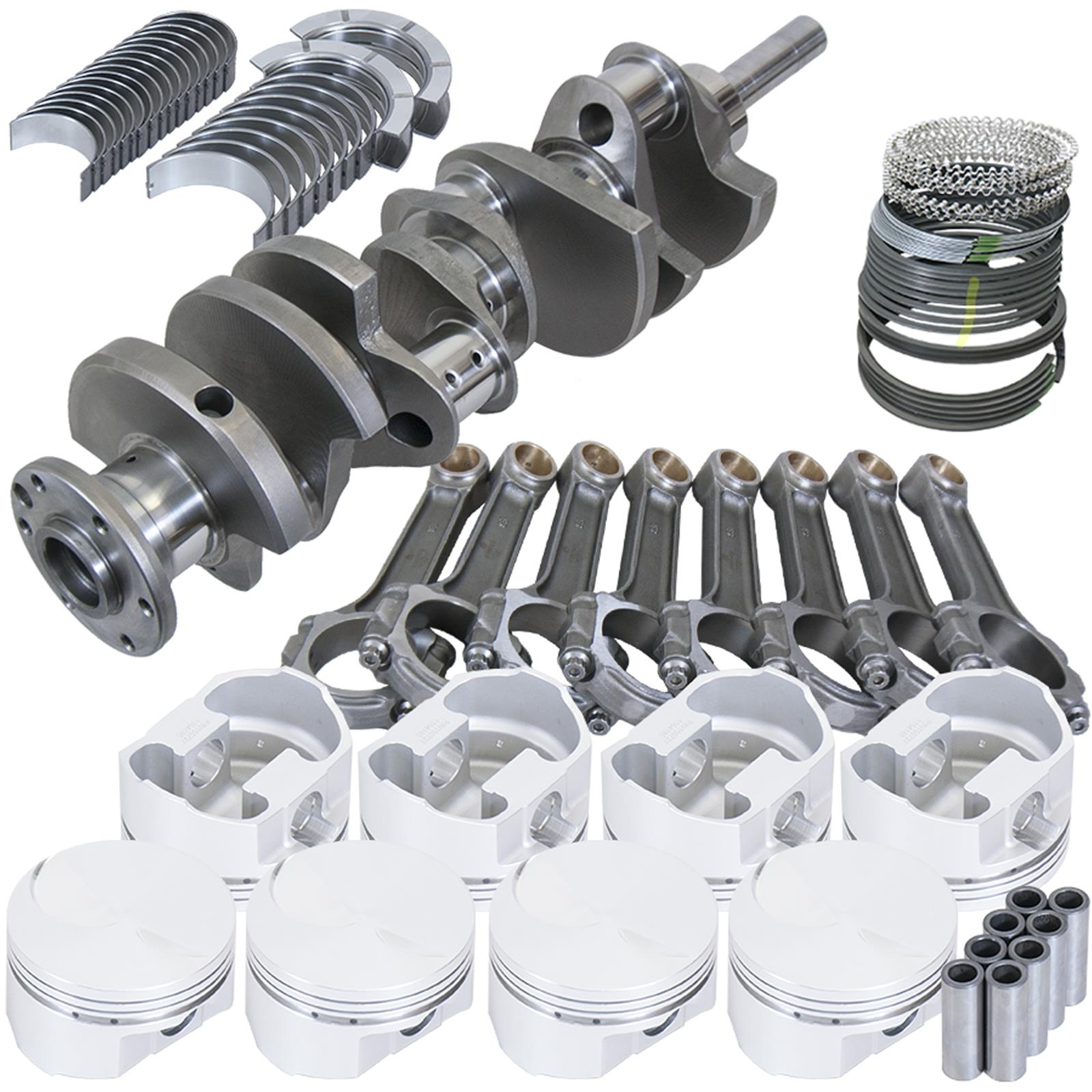 Eagle Ford 429/460 4.140in Crank 6.800in I-Beam Rods -3cc Flat Top 4.440in Pistons Rotating Assembly