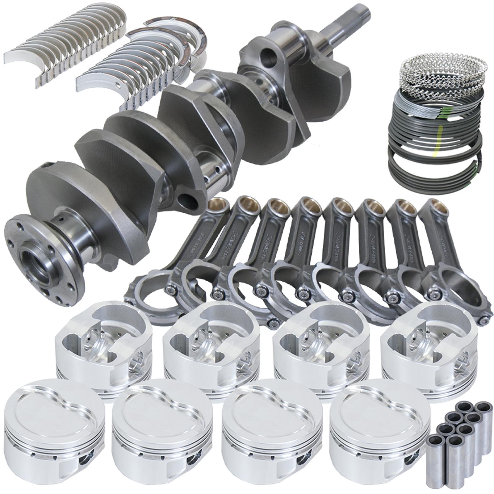 Eagle Ford FE 4.125in Crank 6.700in I-Beam Rods Forged 4032 -14cc 4.165in Pistons Rotating Assembly
