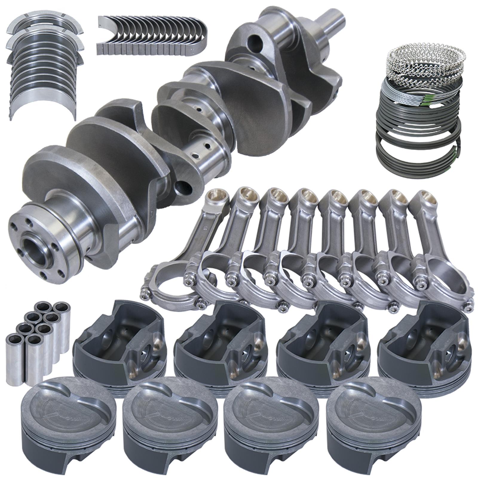 Eagle Ford 351W 4.000in Crank 6.250in I-Beam Rods -26cc Inv Dome 4.125in Pistons Rotating Assembly