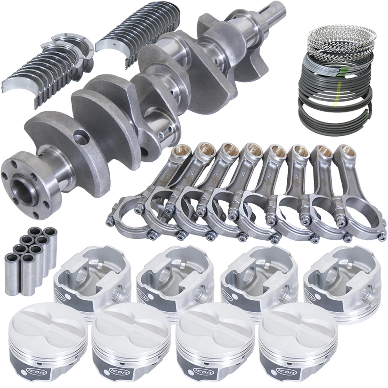 Eagle Ford 289/302 3.250in Crank 5.400in I-Beam Rod -11cc Flat Top 4.000in Pistons Rotating Assembly