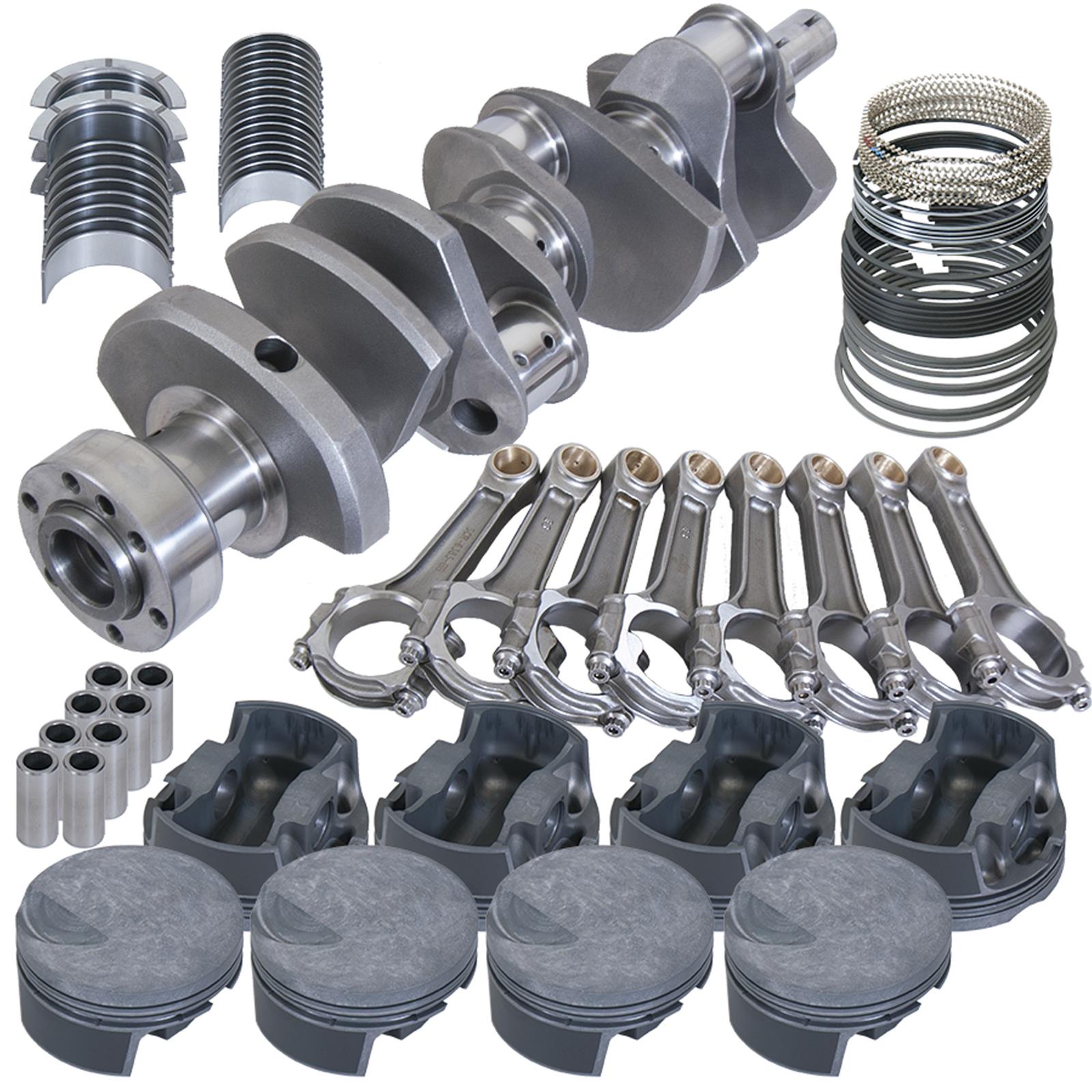Eagle Chevy 454 1Pc 4.250in Crank 6.385in I-Beam Rod -3cc Flat Top 4.350in Pistons Rotating Assembly