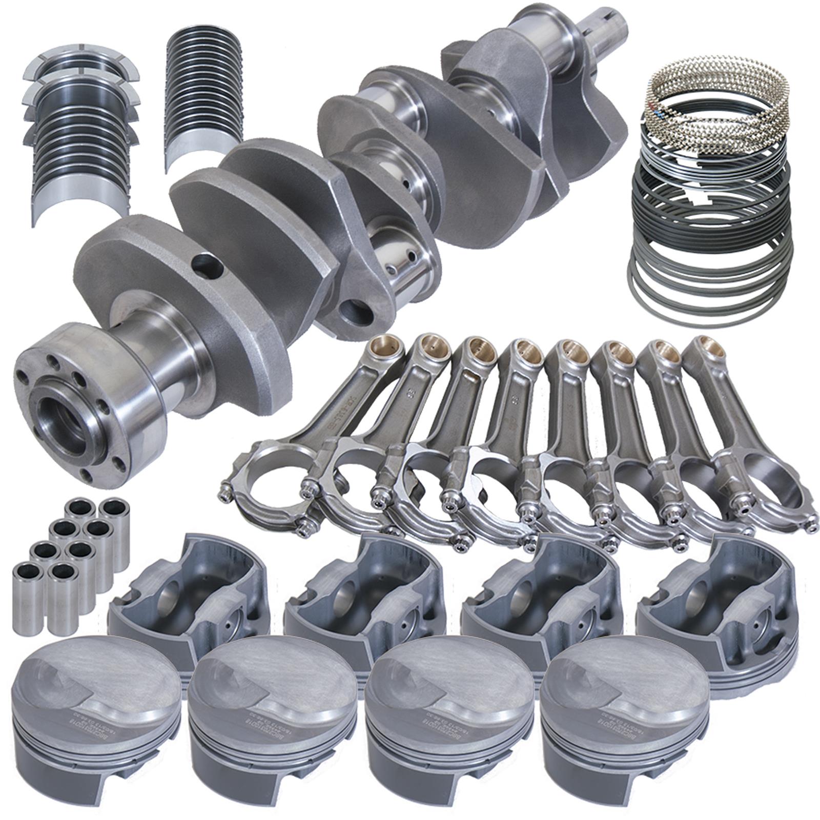 Eagle Chevy 454 1Pc 4.250in Crank 6.385in I-Beam Rods 18cc Dome 4.320in Pistons Rotating Assembly