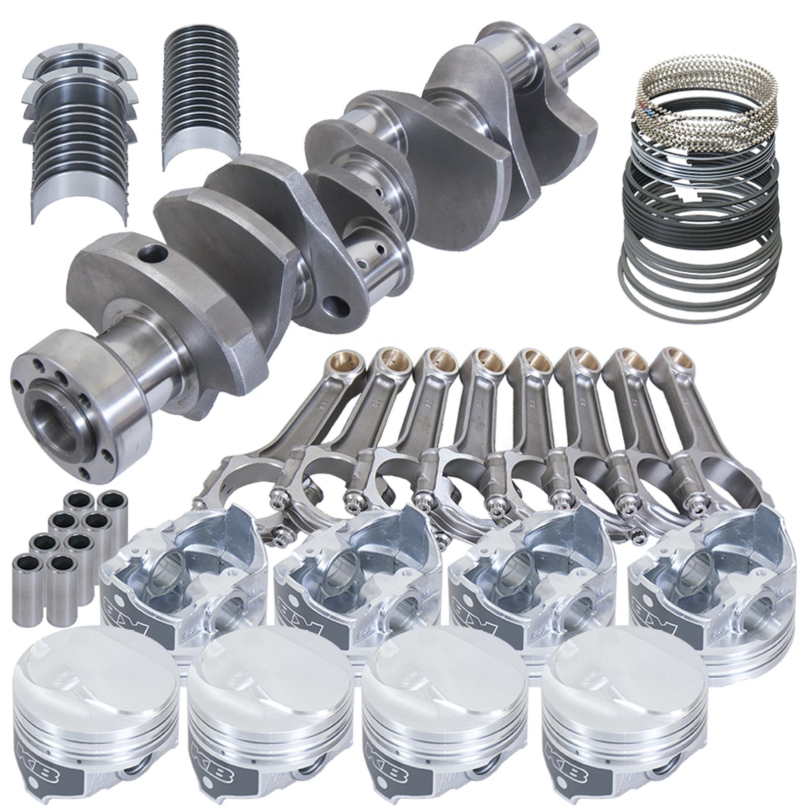 Eagle Chevy 454 1Pc 4.000in Crank 6.135in I-Beam Rods 12cc Dome 4.310in Pistons Rotating Assembly