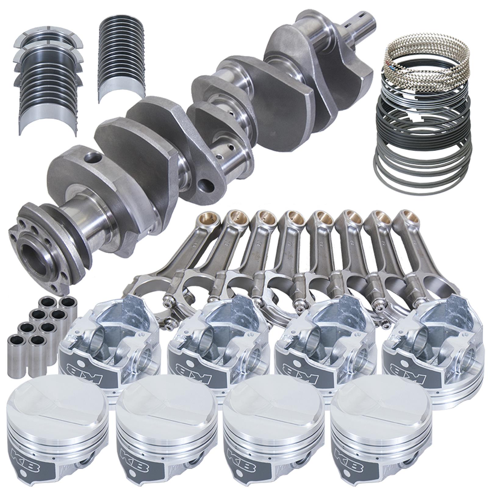 Eagle Chevy 454 4.000in Crank 6.135in I-Beam Rods 25.5cc Dome 4.350in Pistons Rotating Assembly