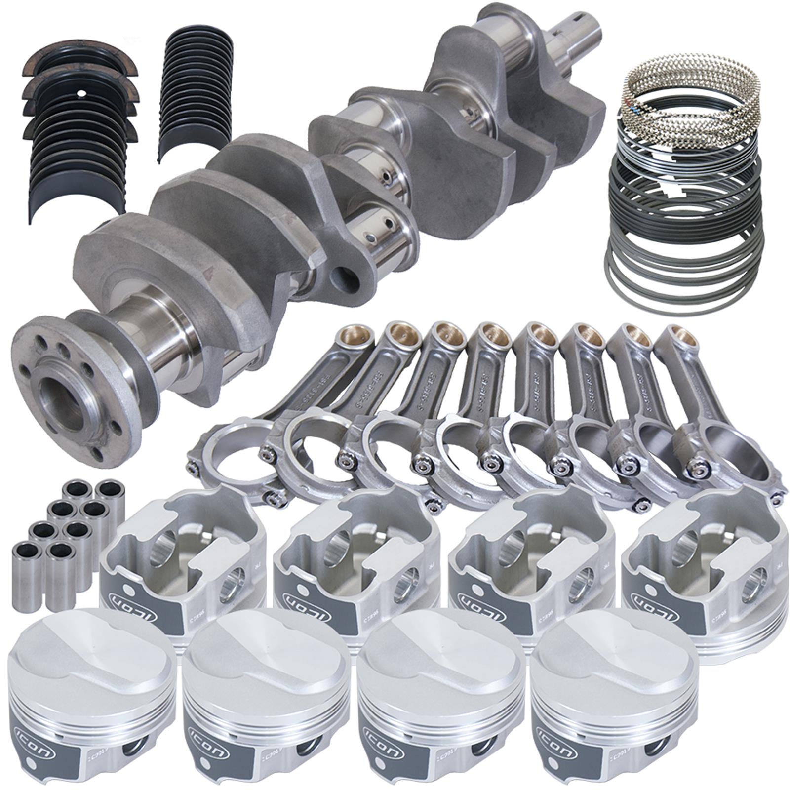 Eagle Chevy 454 4.000in Crank 6.135in I-Beam Rods Closed Chamber 4.310in Pistons Rotating Assembly