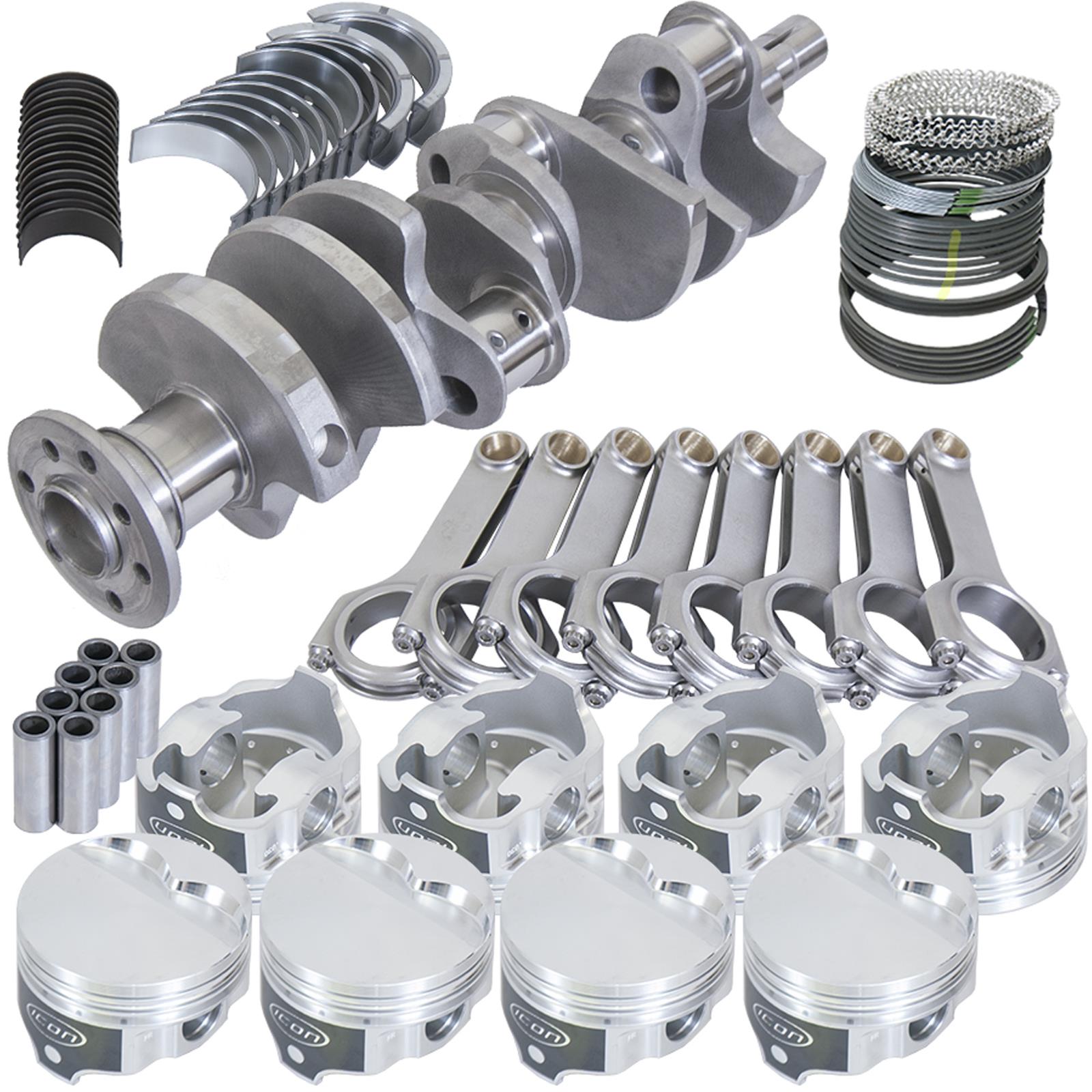 Eagle Chrysler 318 4.000in Crank 6.123in H-Beam -4.7cc Flat Top 3.940in Pistons Rotating Assembly