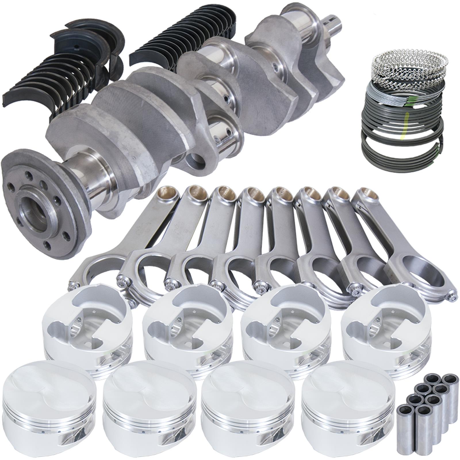 Eagle Chevy 400 3.875in Crank 6.000in H-Beam Stroker Rods -10.8cc 4.125in Pistons Rotating Assembly