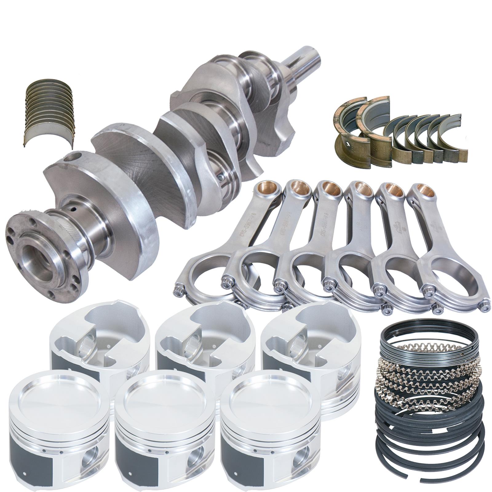 Eagle Buick 3.8L V6 3.400in Ext Balance Crank 5.967in H-Beam 3.820in Pistons Rotating Assembly