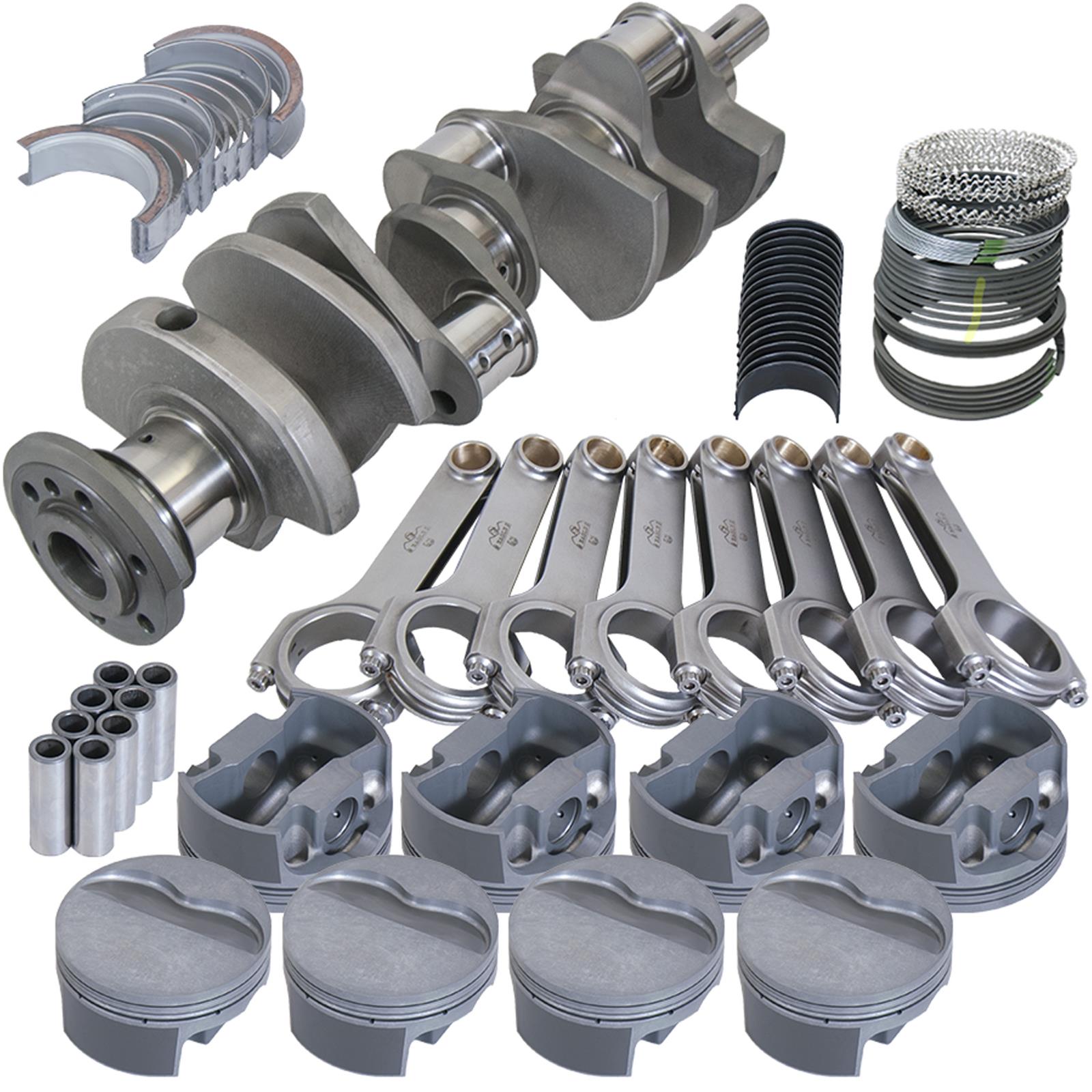 Eagle Pontiac 400 4.250in Crank 6.800in H-Beam -6cc Flat Top 4.155in Pistons Rotating Assembly