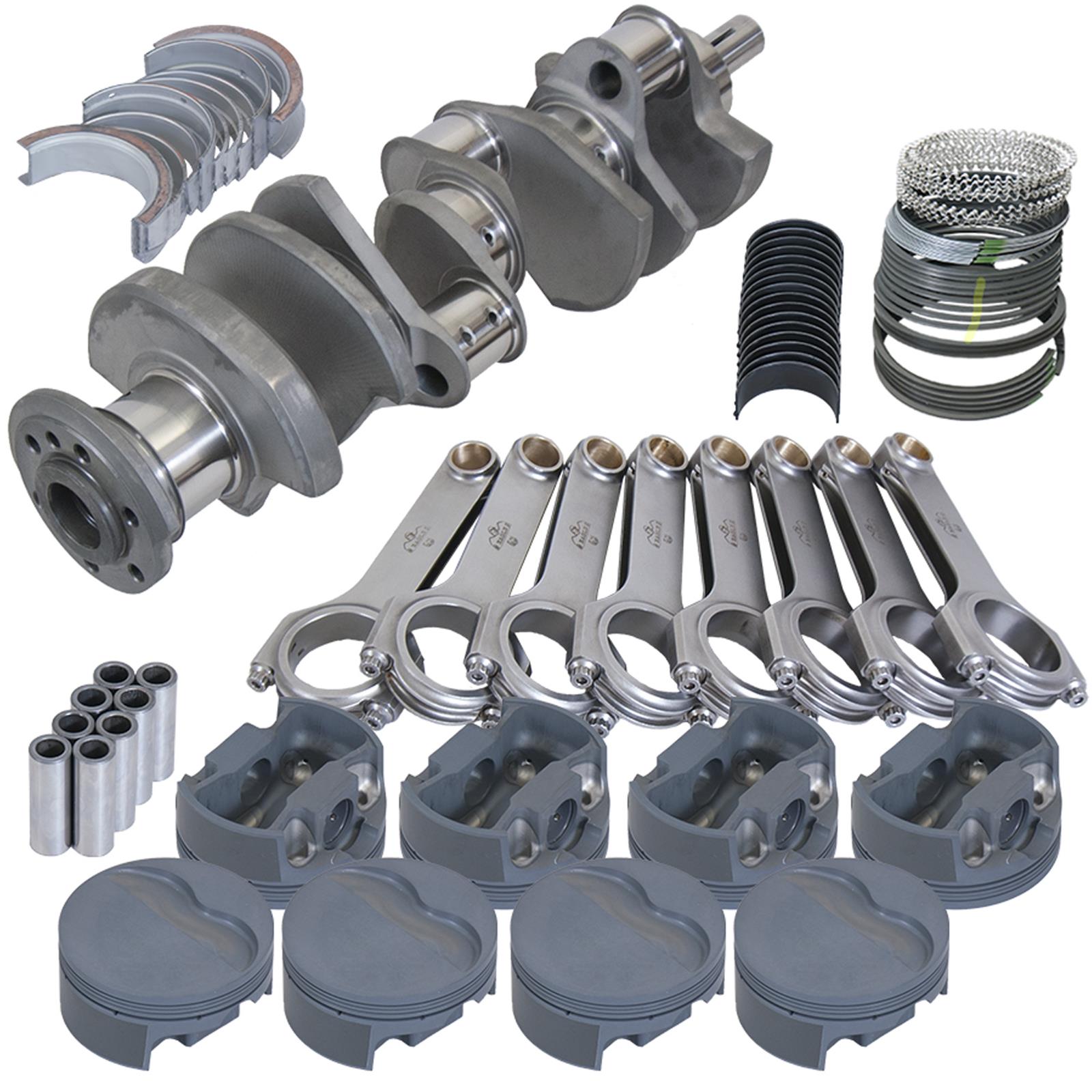 Eagle Pontiac 455 4.500in Crank 6.800in H-Beam -6cc Flat Top 4.155in Pistons Rotating Assembly