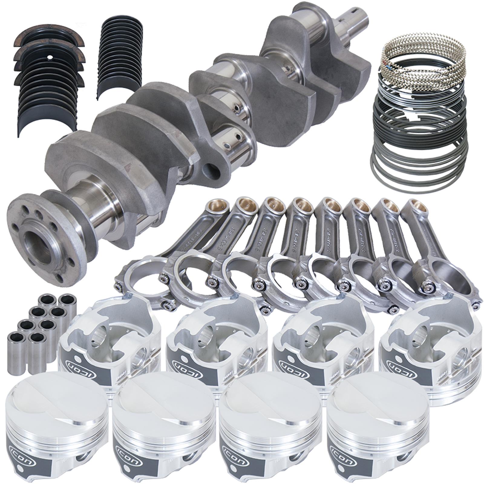Eagle Chevy 454 4.000in Crank 6.135in I-Beam Rods 18cc Dome 4.320in Pistons Rotating Assembly