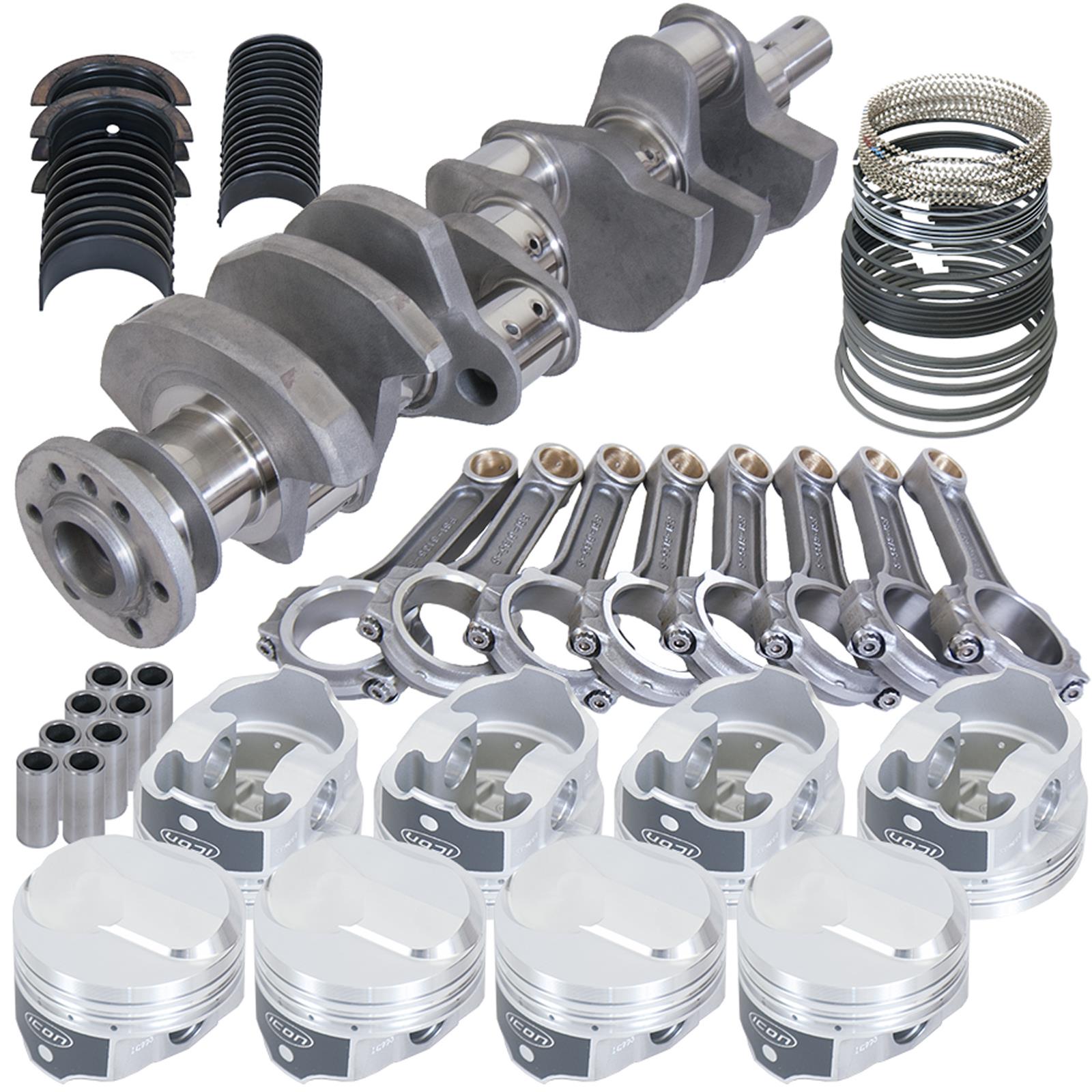 Eagle Chevy 454 4.000in Crank 6.135in I-Beam Rods 38cc Dome 4.320in Pistons Rotating Assembly