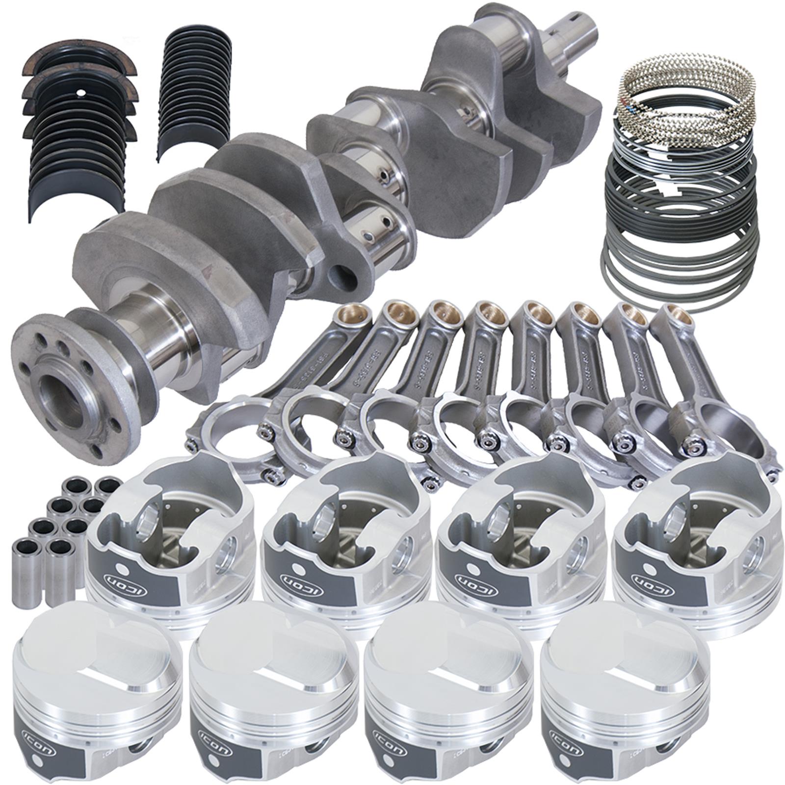 Eagle Chevy 454 4.000in Crank 6.135in I-Beam Rods 43cc Dome 4.310in Pistons Rotating Assembly