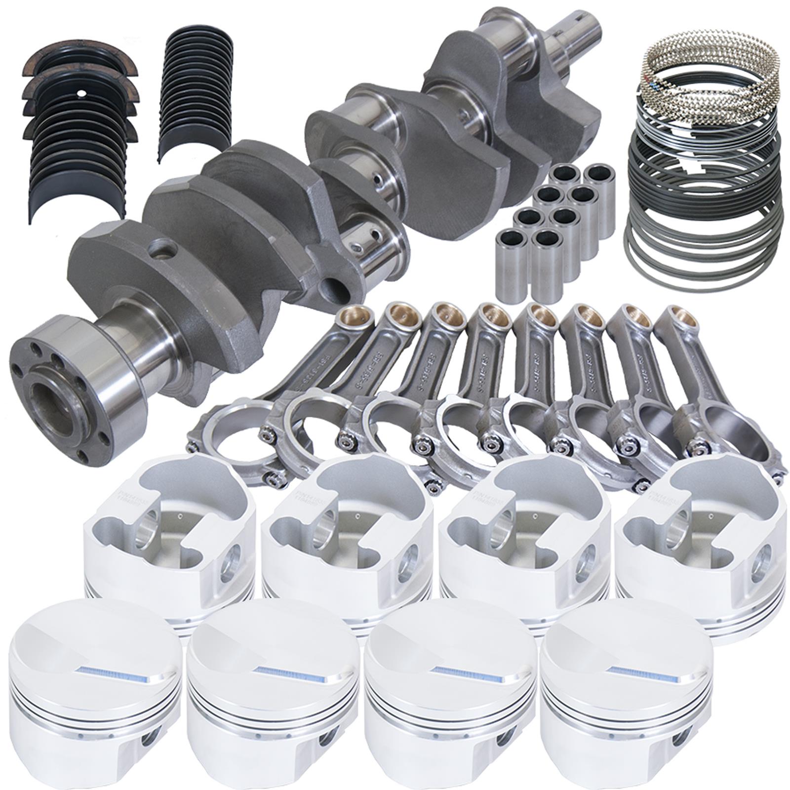 Eagle Chevy 454 1Pc 4.000in Crank 6.135in I-Beam Rods 14cc Dome 4.310in Pistons Rotating Assembly