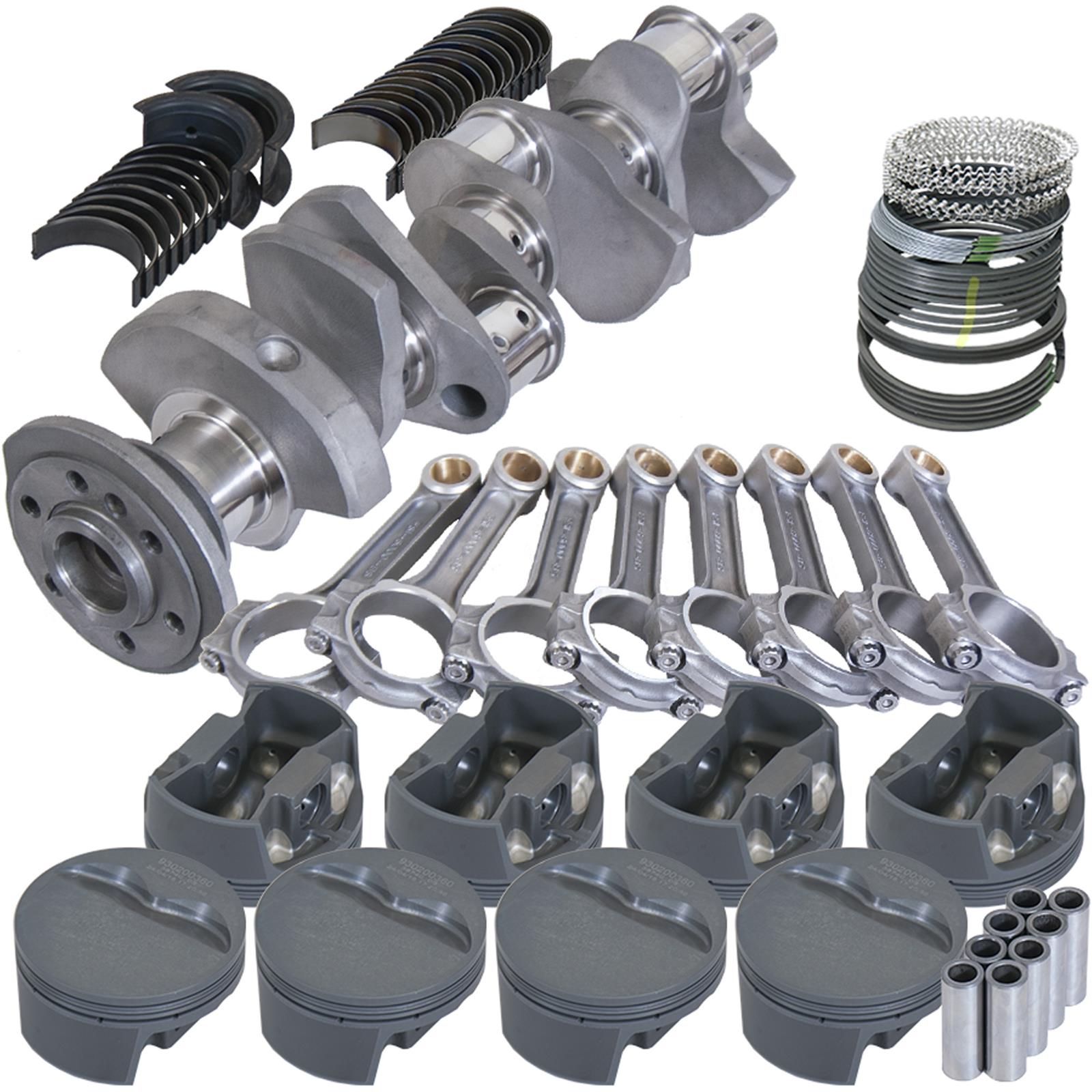 Eagle Chevy 350 3.480in Crank 6.000in I-Beam Rods -5cc Flat Top 4.040in Pistons Rotating Assembly