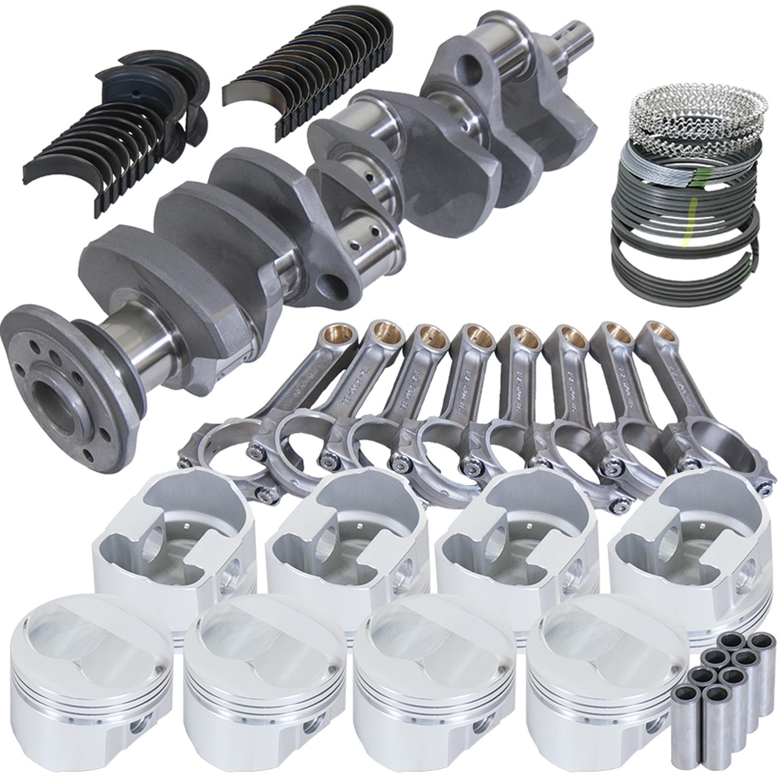 Eagle Chevy 350 3.750in Crank 5.700in I-Beam Rods Srp 7cc Dome 4.040in Pistons Rotating Assembly