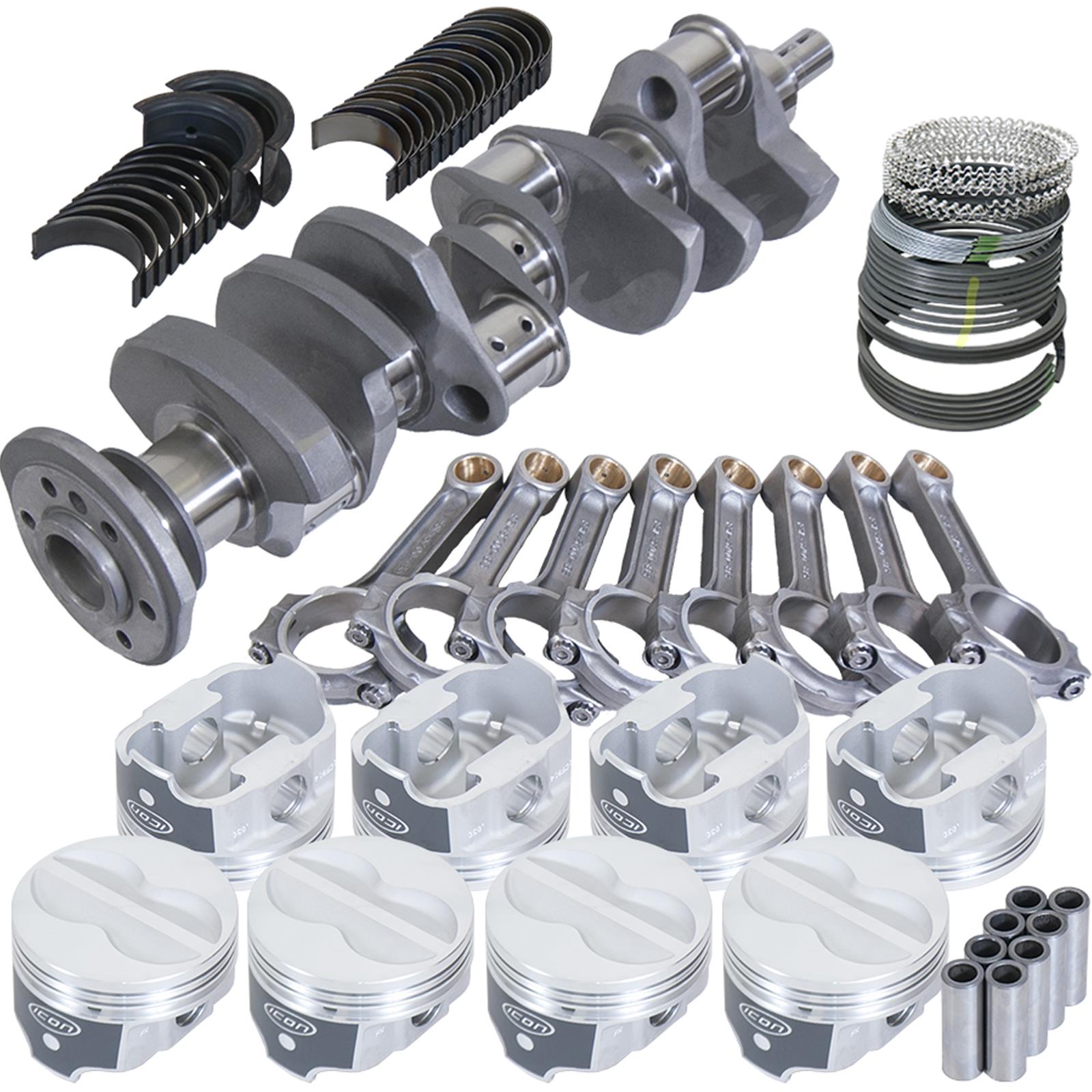 Eagle Chevy 350 3.750in Crank 5.700in I-Beam Rods -10cc 4.000in Pistons Rotating Assembly