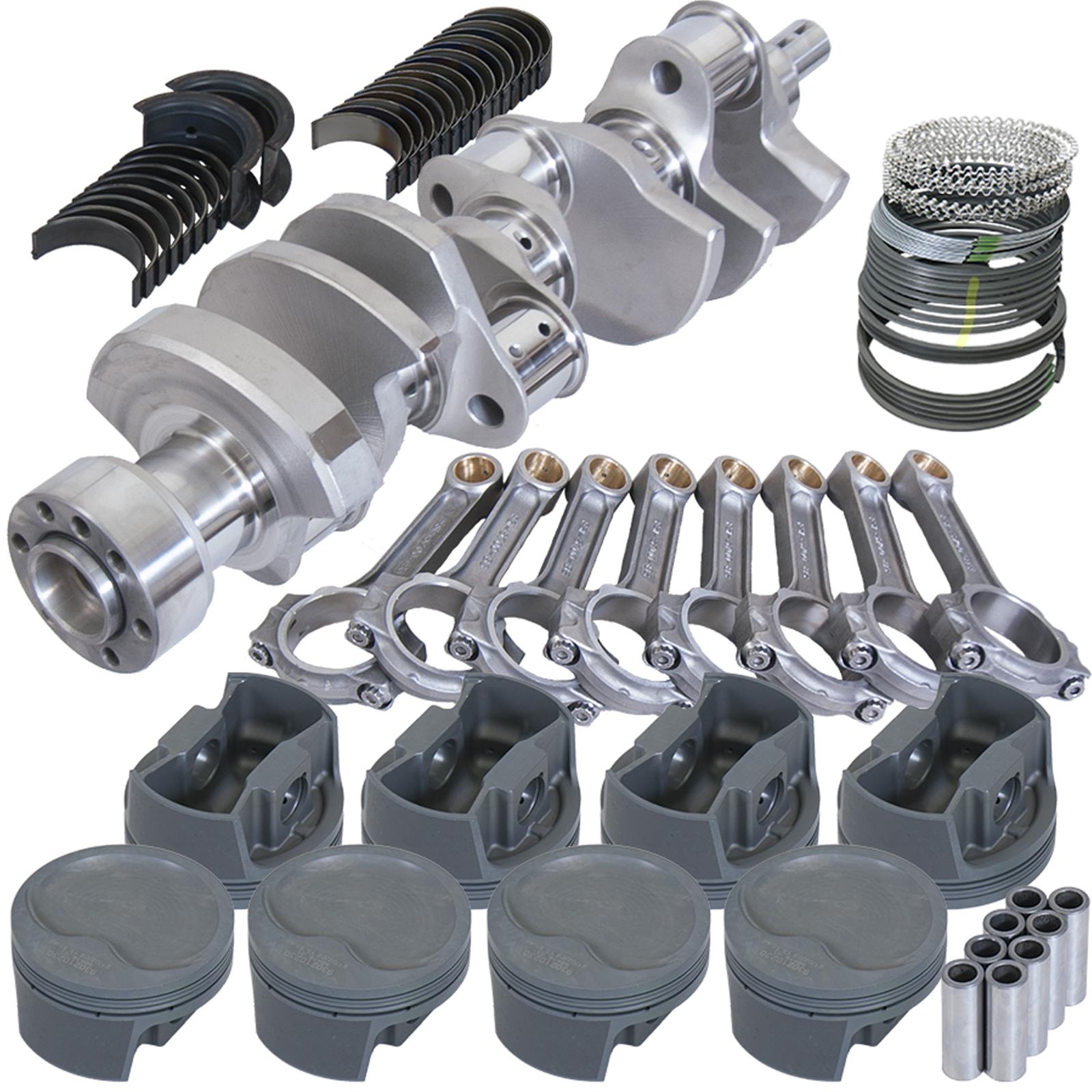 Eagle Chevy LT1 350 1Pc 3.750in Crank 5.700in I-Beam Rods -16cc 4.040in Pistons Rotating Assembly