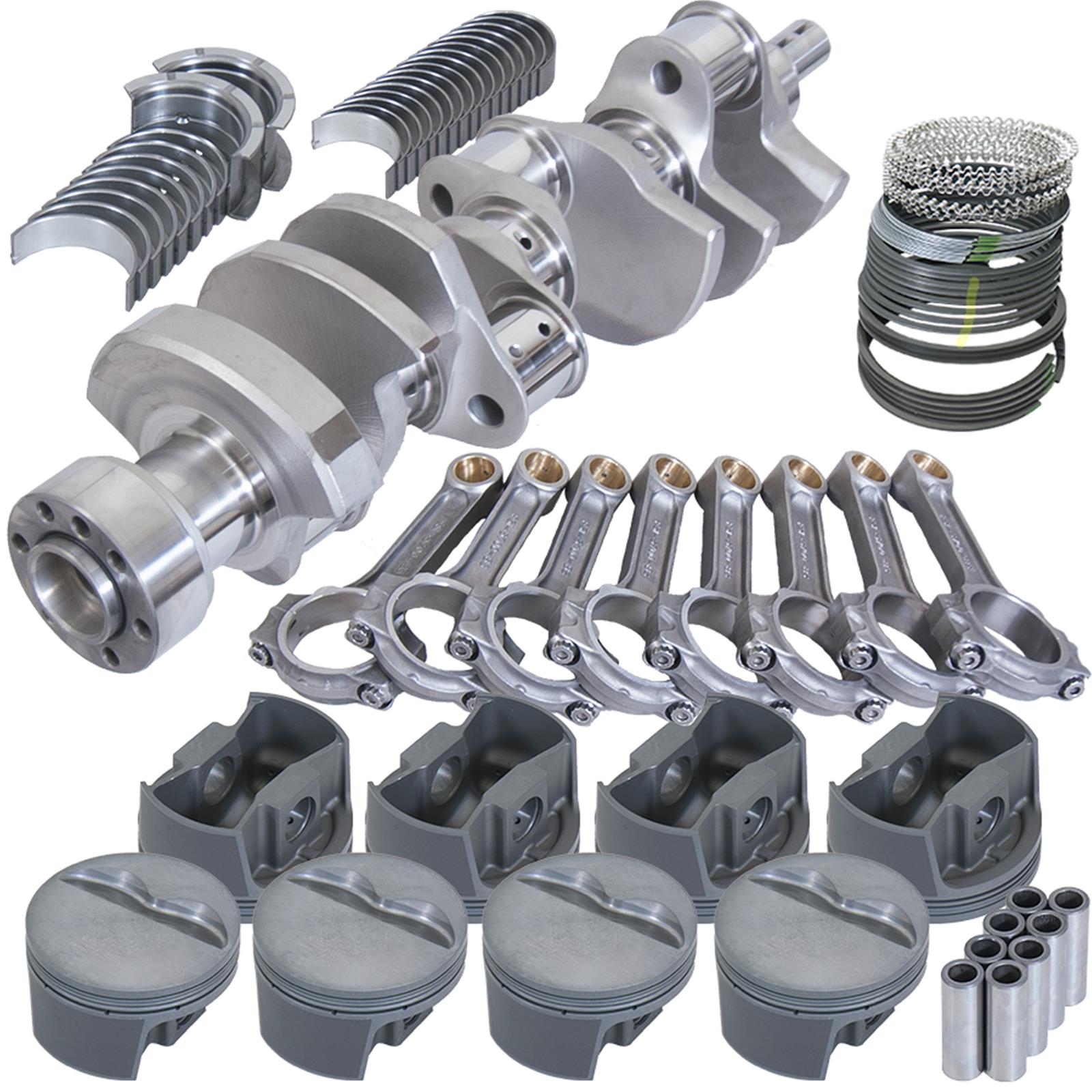 Eagle Chevy LT1 350 1Pc 3.750in Crank 5.700in I-Beam Rods -5cc 4.040in Pistons Rotating Assembly