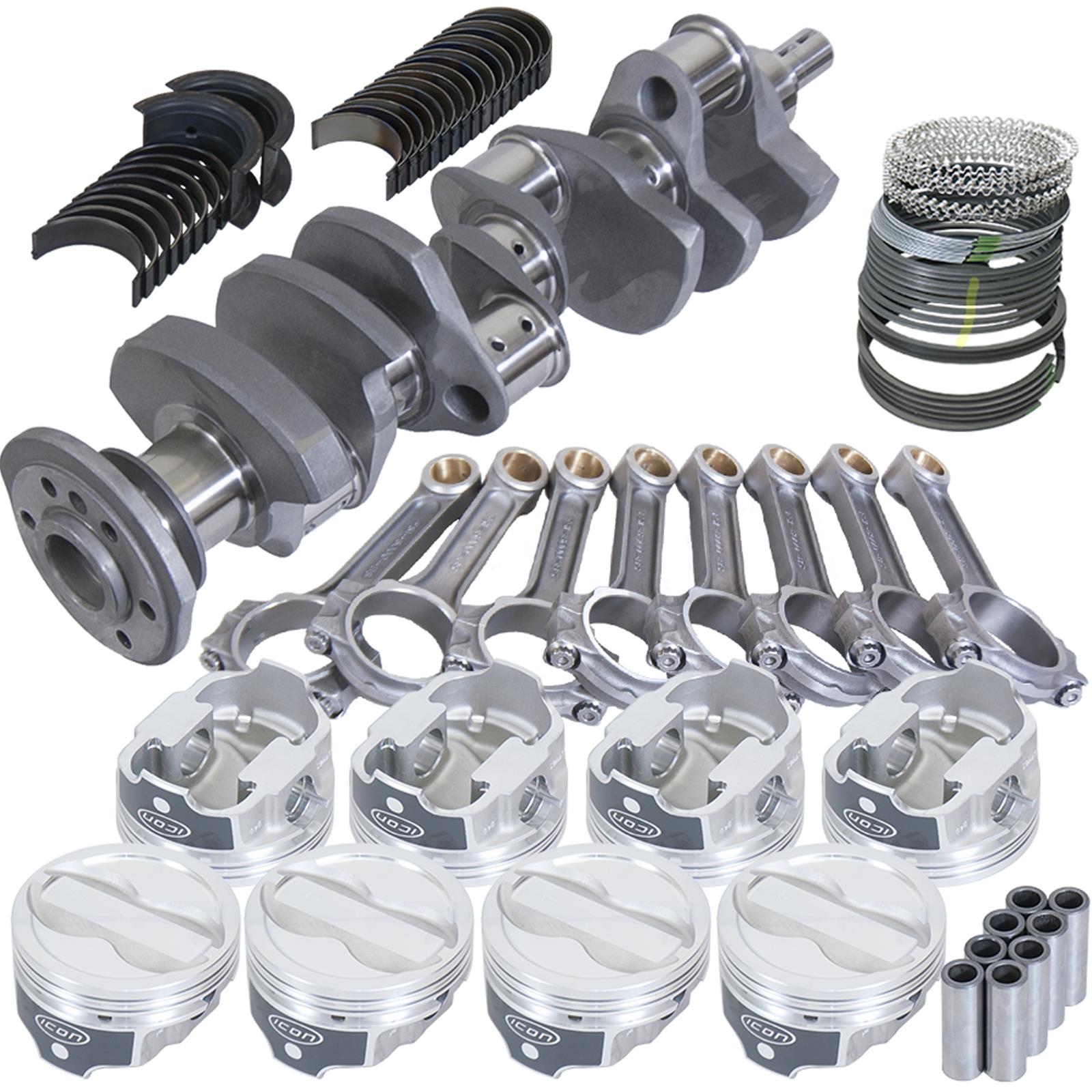 Eagle Chevy 350 3.750in Crank 6.000in I-Beam Rods -18cc 4.030in Pistons Rotating Assembly