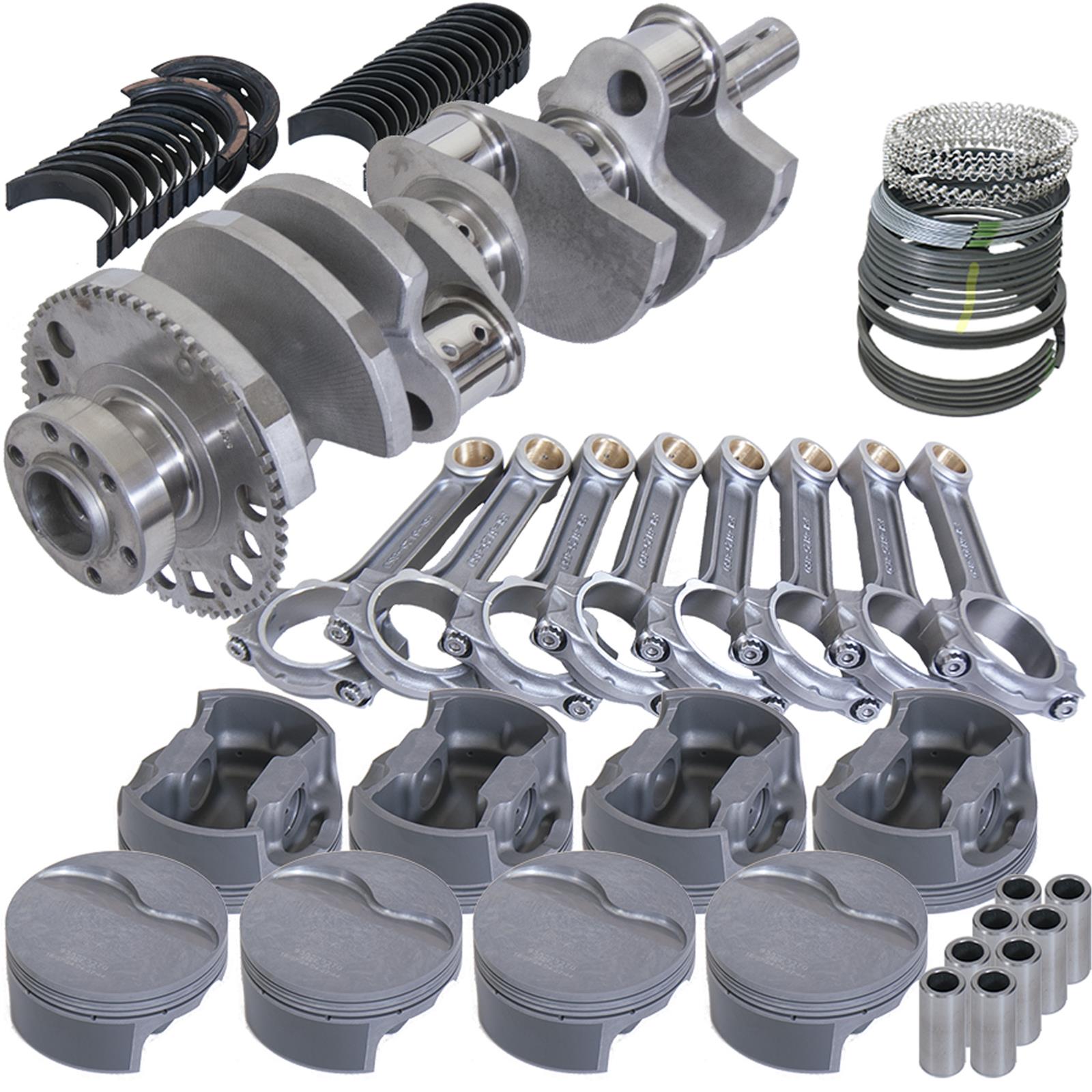 Eagle Chevy LS3 4.000in Crank 58 Tth Rlctor 6.125in I-Beam Rods 4.030in Pistons Rotating Assembly