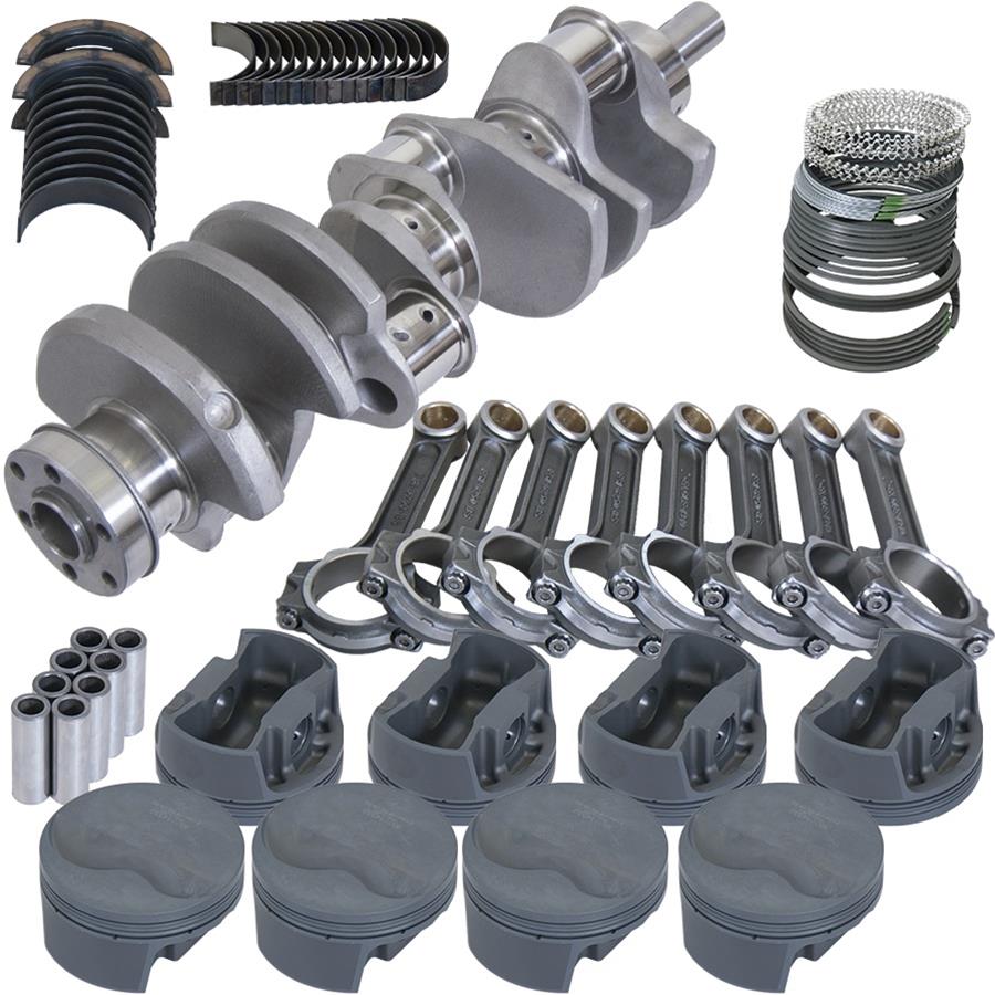 Eagle Ford 351W 4.000in Crank 6.250in I-Beam Rods -6.6cc Flat Top 4.125in Pistons Rotating Assembly