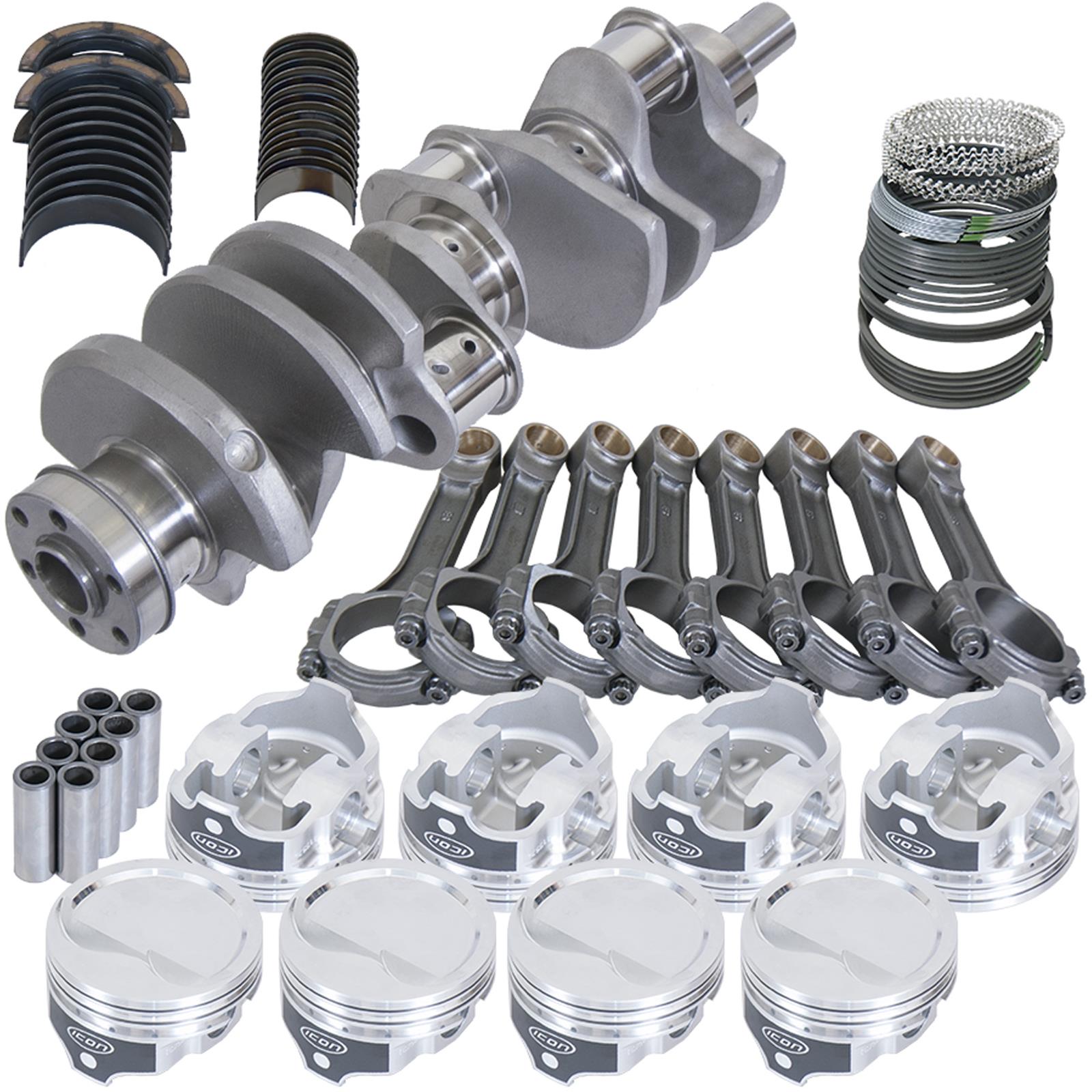 Eagle Ford 351W 4.000in Crank 6.200in I-Beam Rods -15.8cc 4.000in Pistons Rotating Assembly