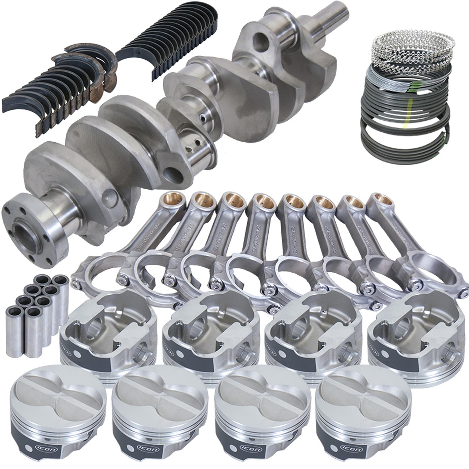 Eagle Ford 289/302 3.400in Crank 5.400in I-Beam Rod -11cc Flat Top 4.000in Pistons Rotating Assembly