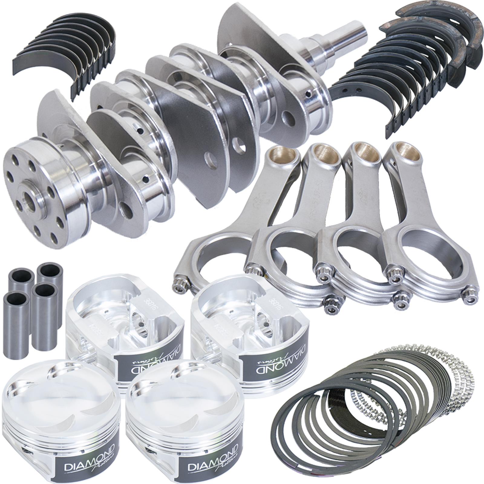 Eagle Subaru Ej25 3.110in Billet Crank 5.137in H-Beam -15.5cc 100mm Pistons Rotating Assembly