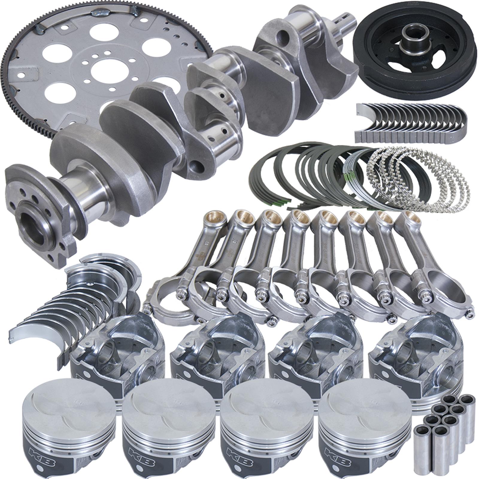 Eagle Chevy 400 3.750in Crank 5.700in I-Beam Rods -7cc Flat Top 4.155in Pistons Balanced Assembly