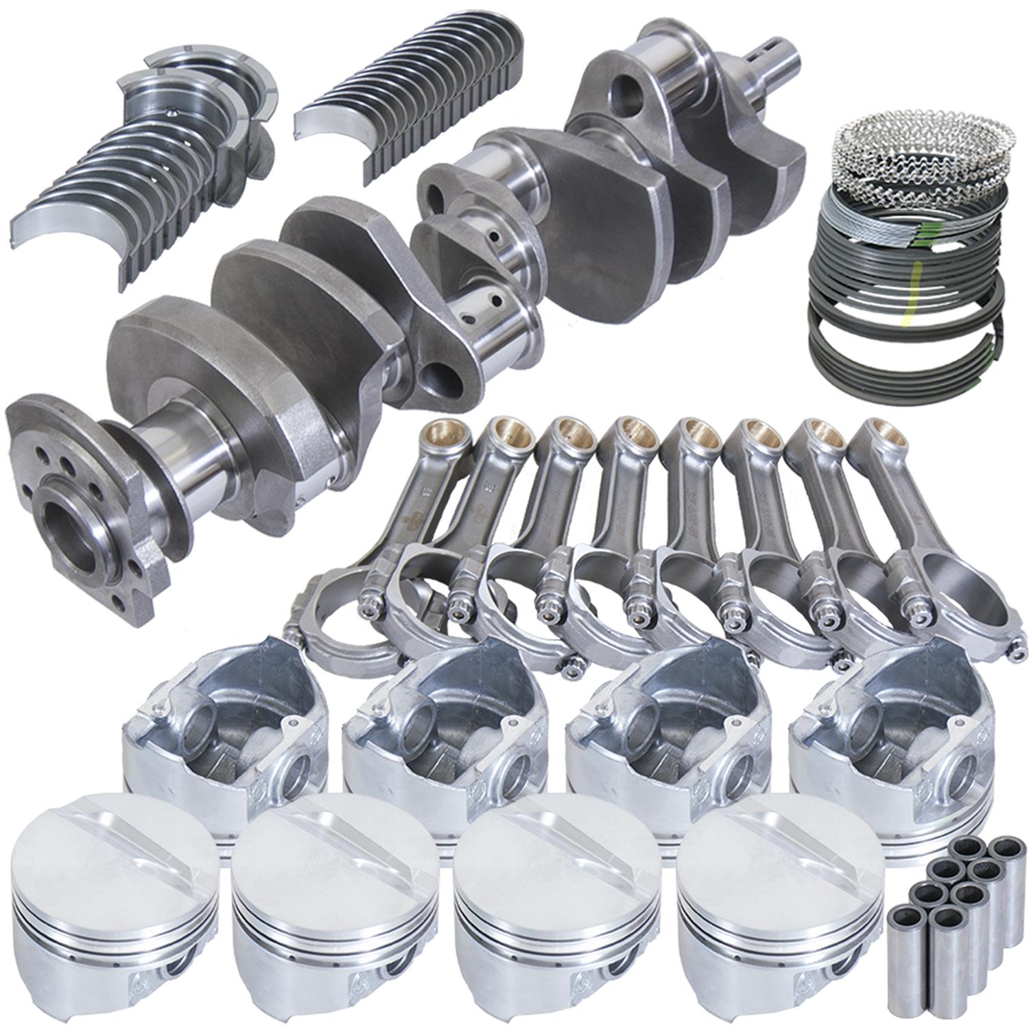Eagle Chevy 350 3.750in Crank 5.700in I-Beam Rods -7cc Flat Top 4.030in Pistons Balanced Assembly