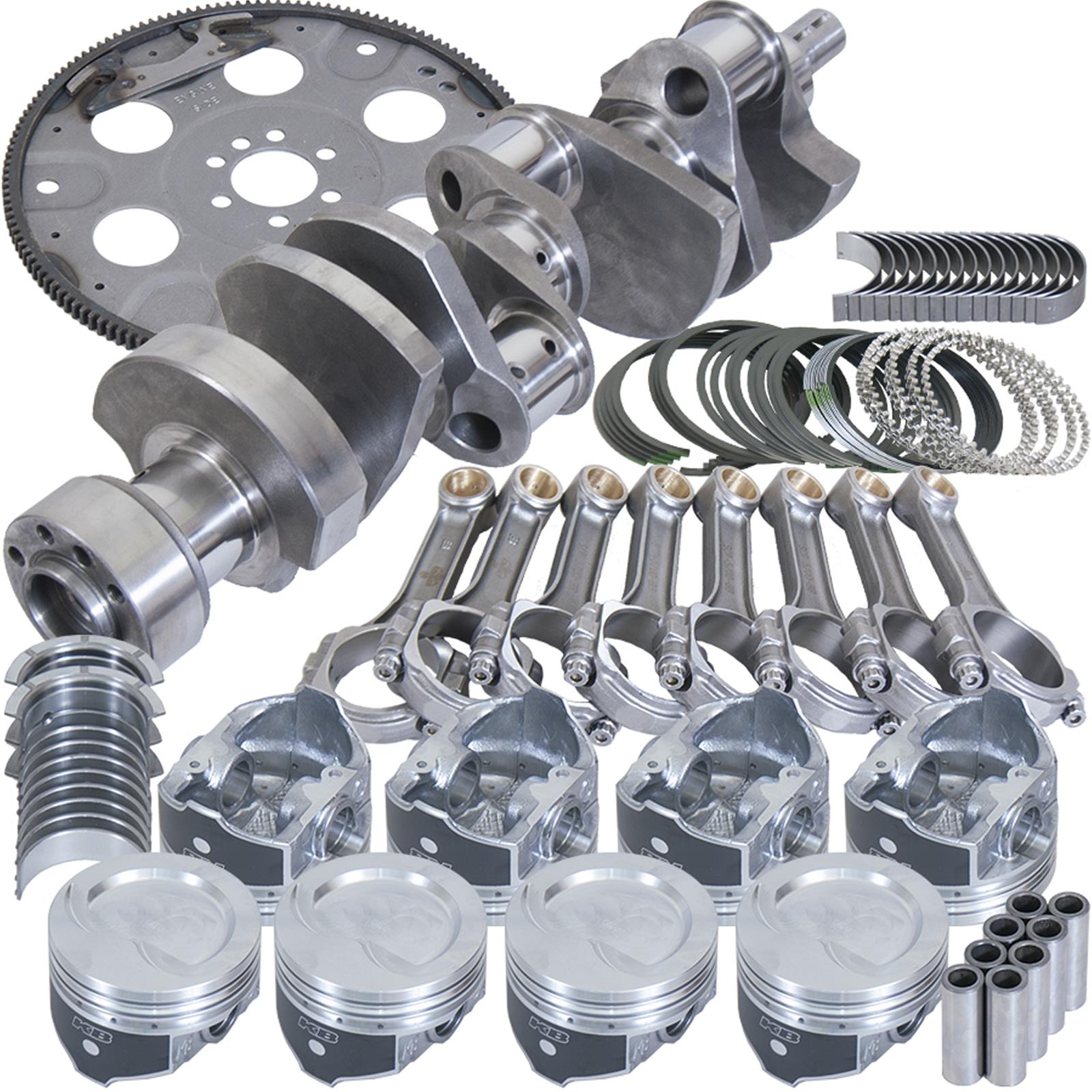 Eagle Chevy LT1350 1Pc 3.750in Crank 5.700in I-Beam Rods 4.000in Pistons 153 Tooth FP Bal Assembly