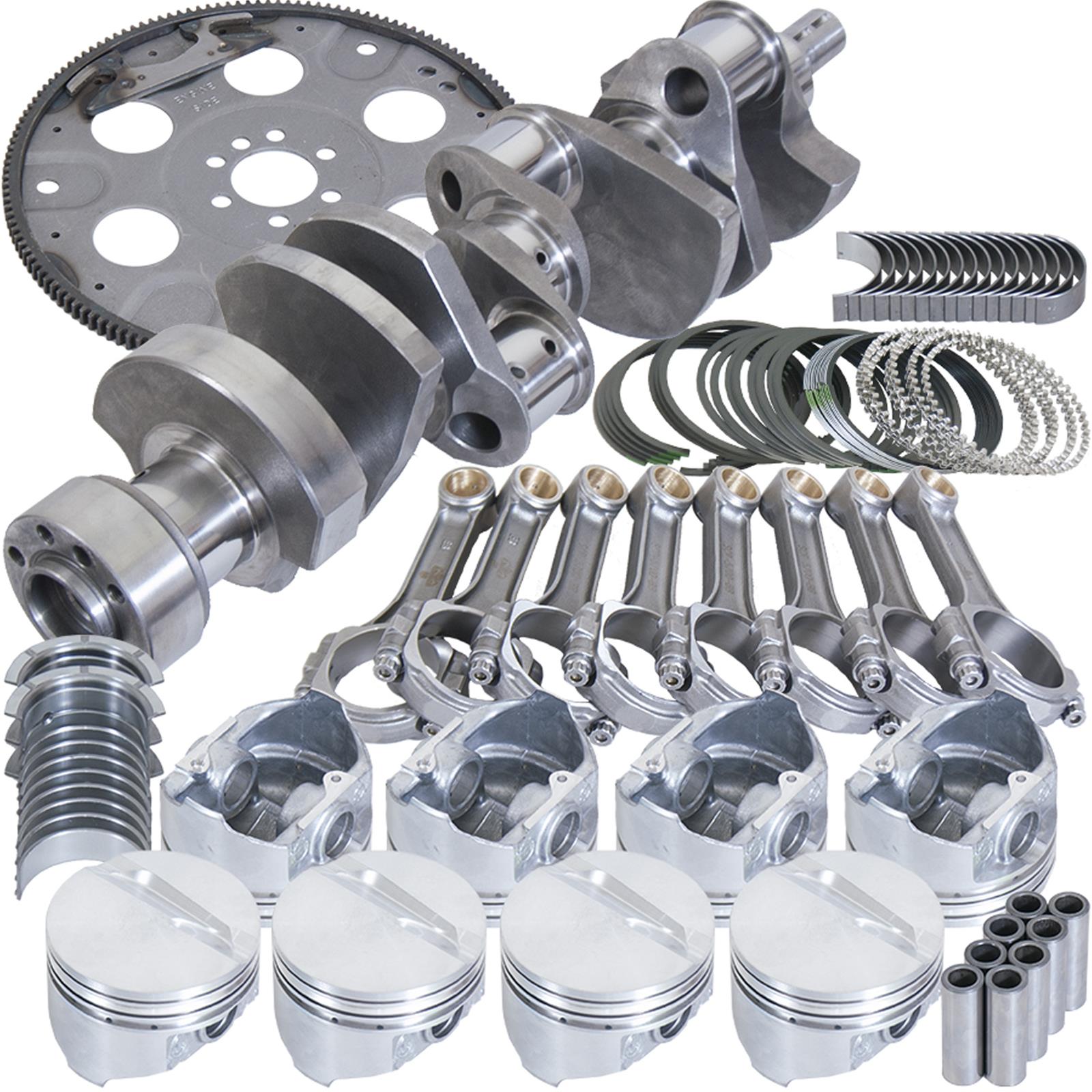 Eagle Chevy LT1350 1Pc 3.750in Crank 5.700in I-Beam Rods 4.040in Pistons 153 Tooth FP Blncd Assembly