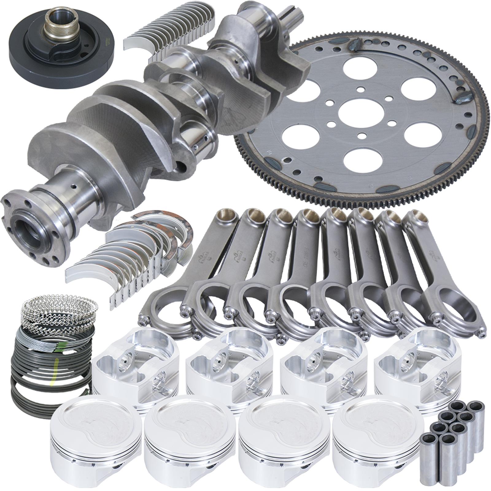 Eagle Oldsmobile 45 4.500in Crank 7.100in H-Beam -15cc Inv Dome 4.165in Pistons Balanced Assembly