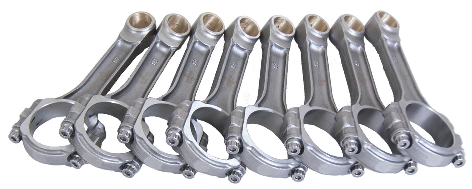 Eagle SIR I-Beam Connecting Rods SIR6125BBLW 5140 STEEL I-BEAM CHEV SB 6.125" BUSHED thumbnail 2
