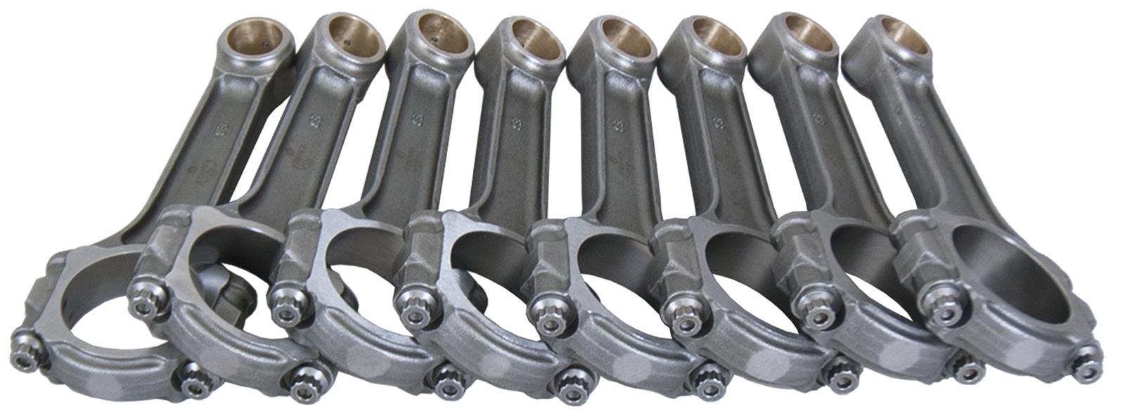 Eagle SIR I-Beam Connecting Rods SIR6800B 5140 STEEL I-BEAM CHEV BB 6.800" BUSHED thumbnail 2