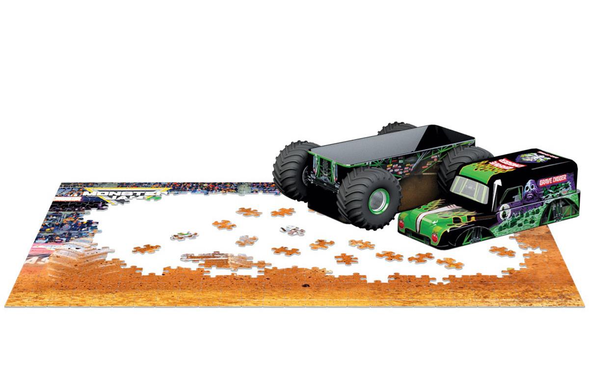Summit Gifts 8551-5943 Monster Jam Grave Digger Tin with Puzzle