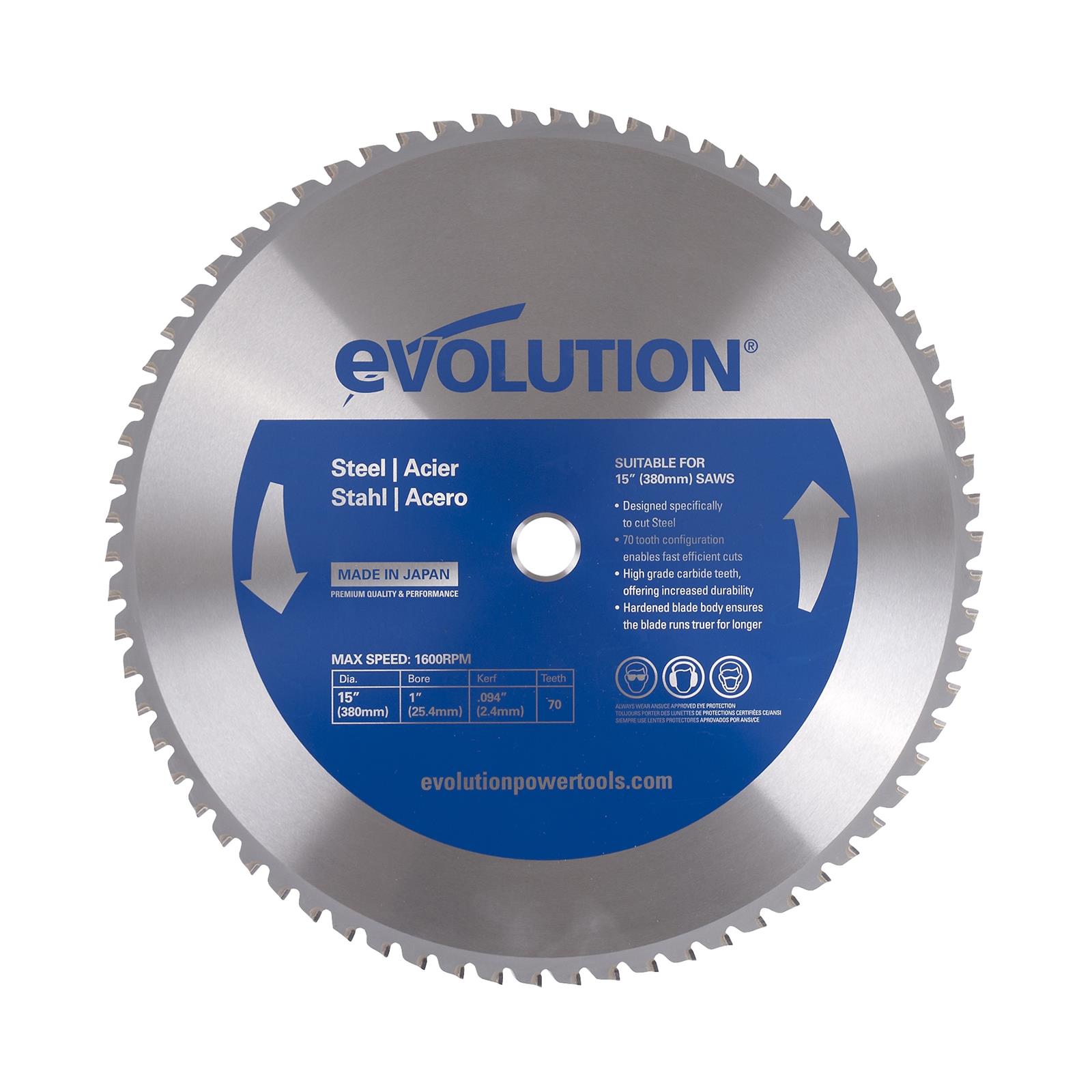 Evolution Powertools 15BLADEST Evolution Metal Cutting Saw Blades