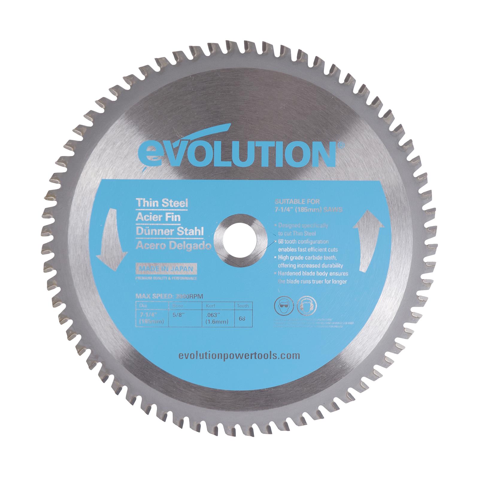 Evolution Powertools 71/4BLADETS Evolution Metal Cutting Saw Blades