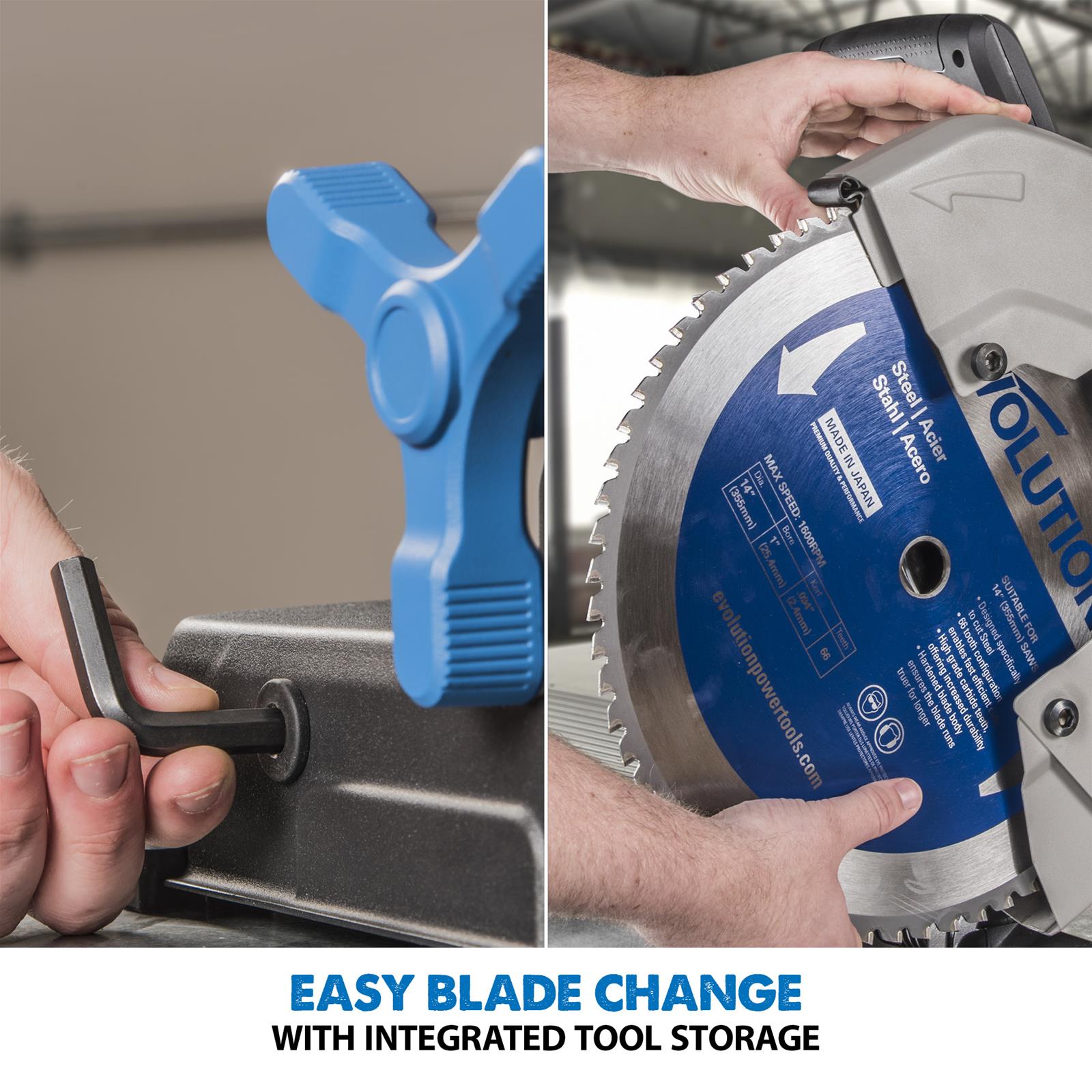 Evolution Powertools S380CPS Evolution 14 in. Metal Cutting Chop Saws