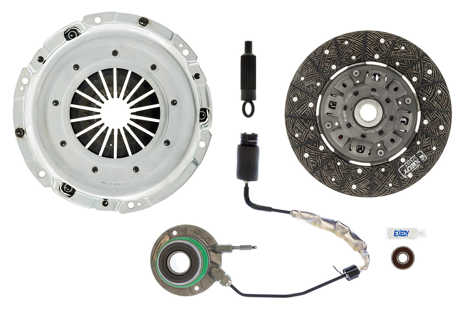 Exedy 2006-2013 Chevrolet Corvette V8 Stage 1 Organic Clutch Incl. Hydraulic CSC Slave Cylinder